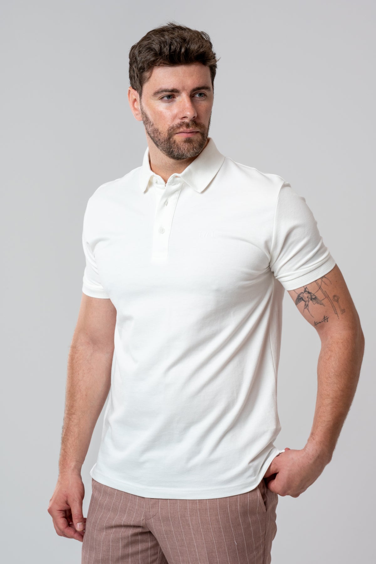 TRICOU SLIM FIT TWN - Alb