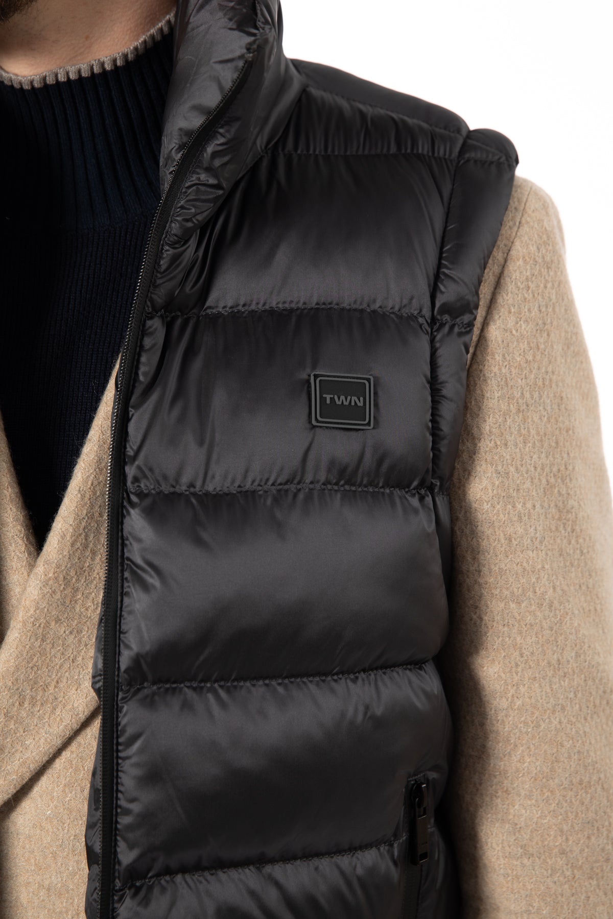 GEACA SLIM FIT TWN - Antracit