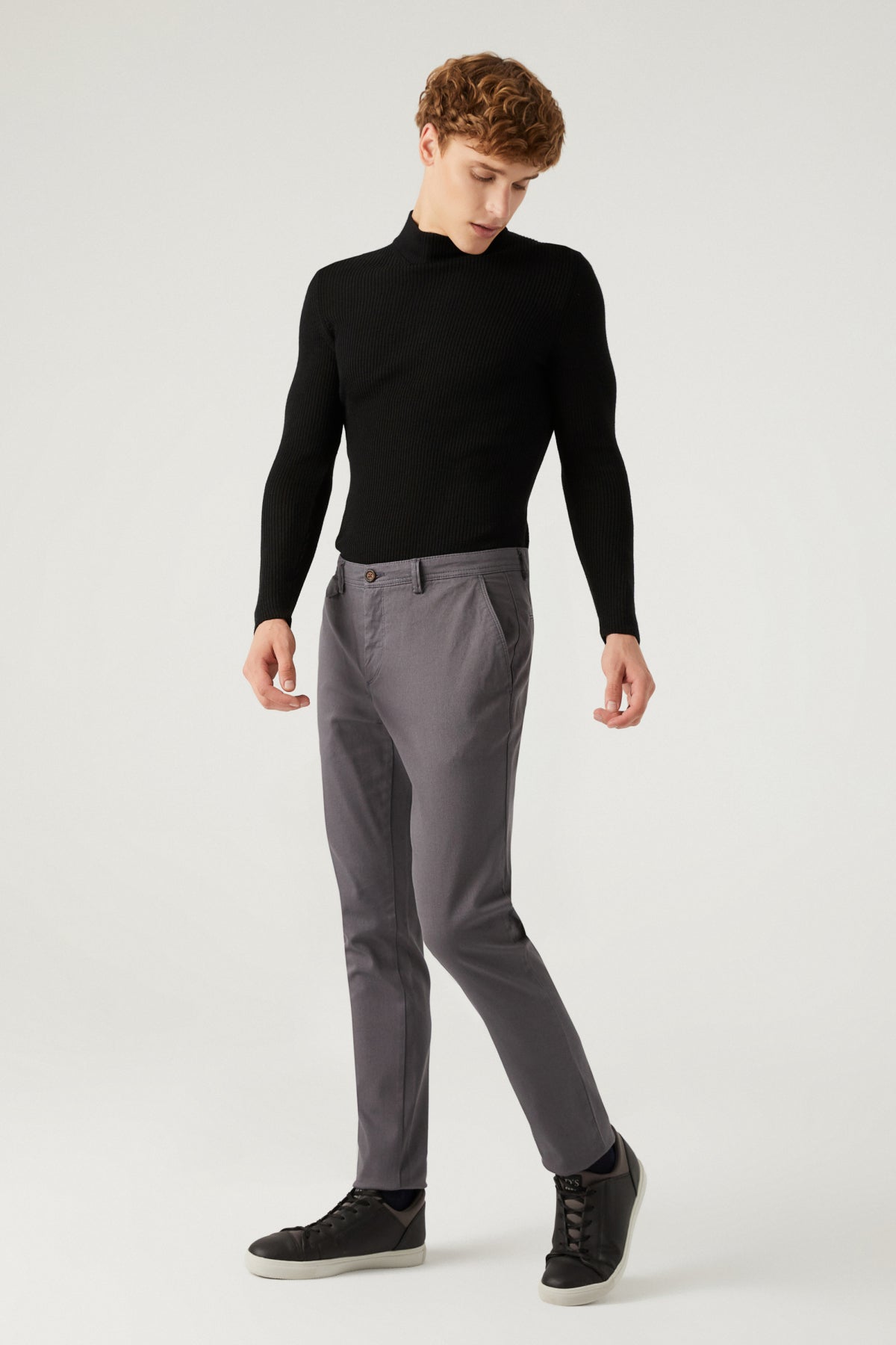 PANTALONI CHINO SLIM FIT TWN - Antracit