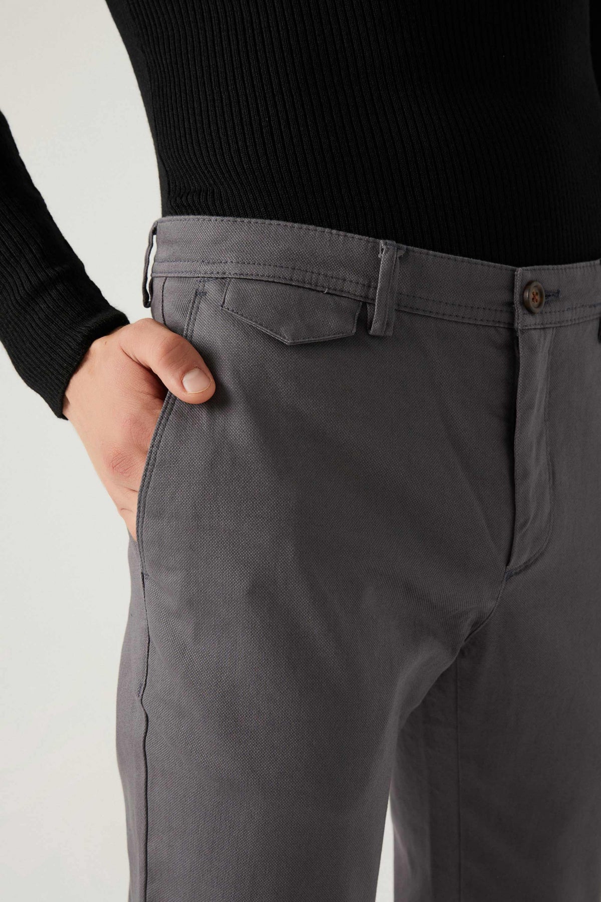 PANTALONI CHINO SLIM FIT TWN - Antracit