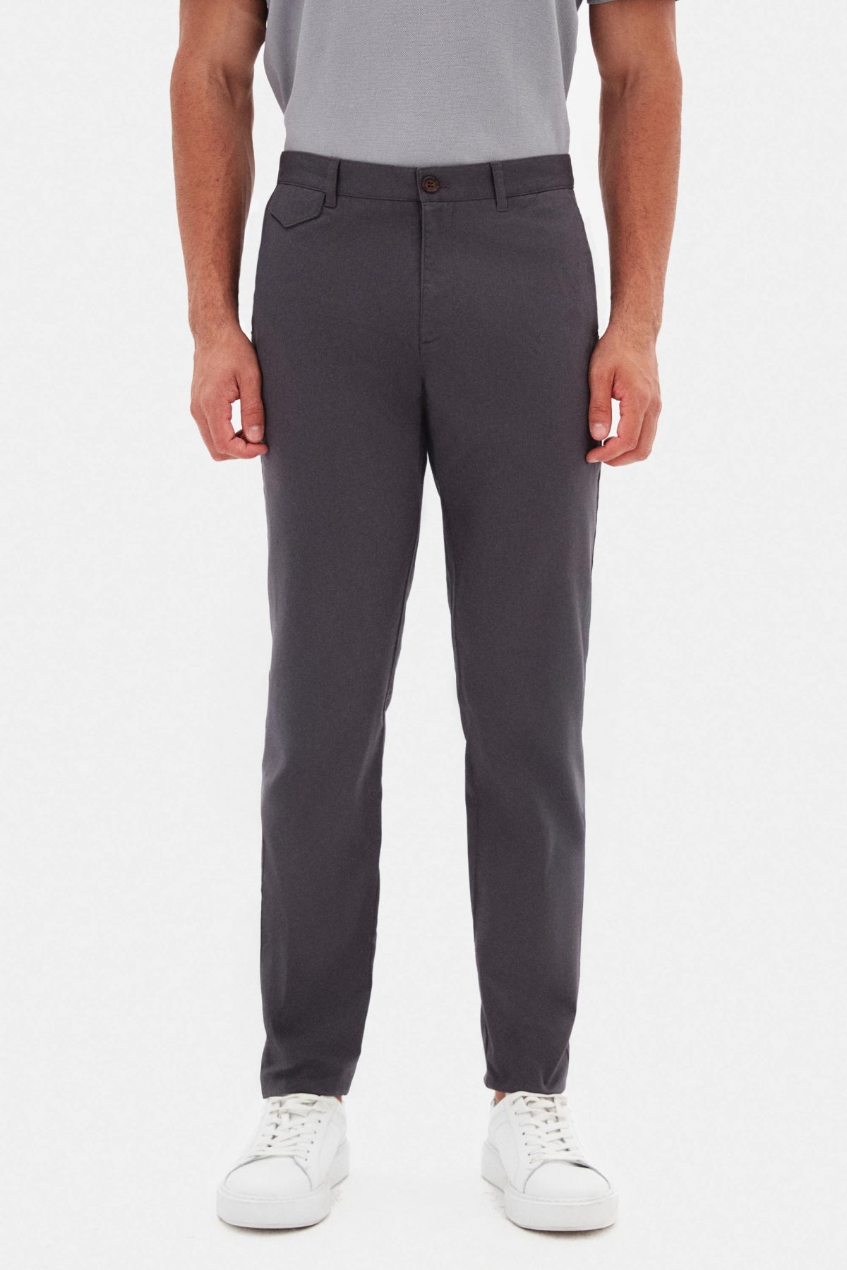 PANTALONI CHINO SLIM FIT TWN - Antracit