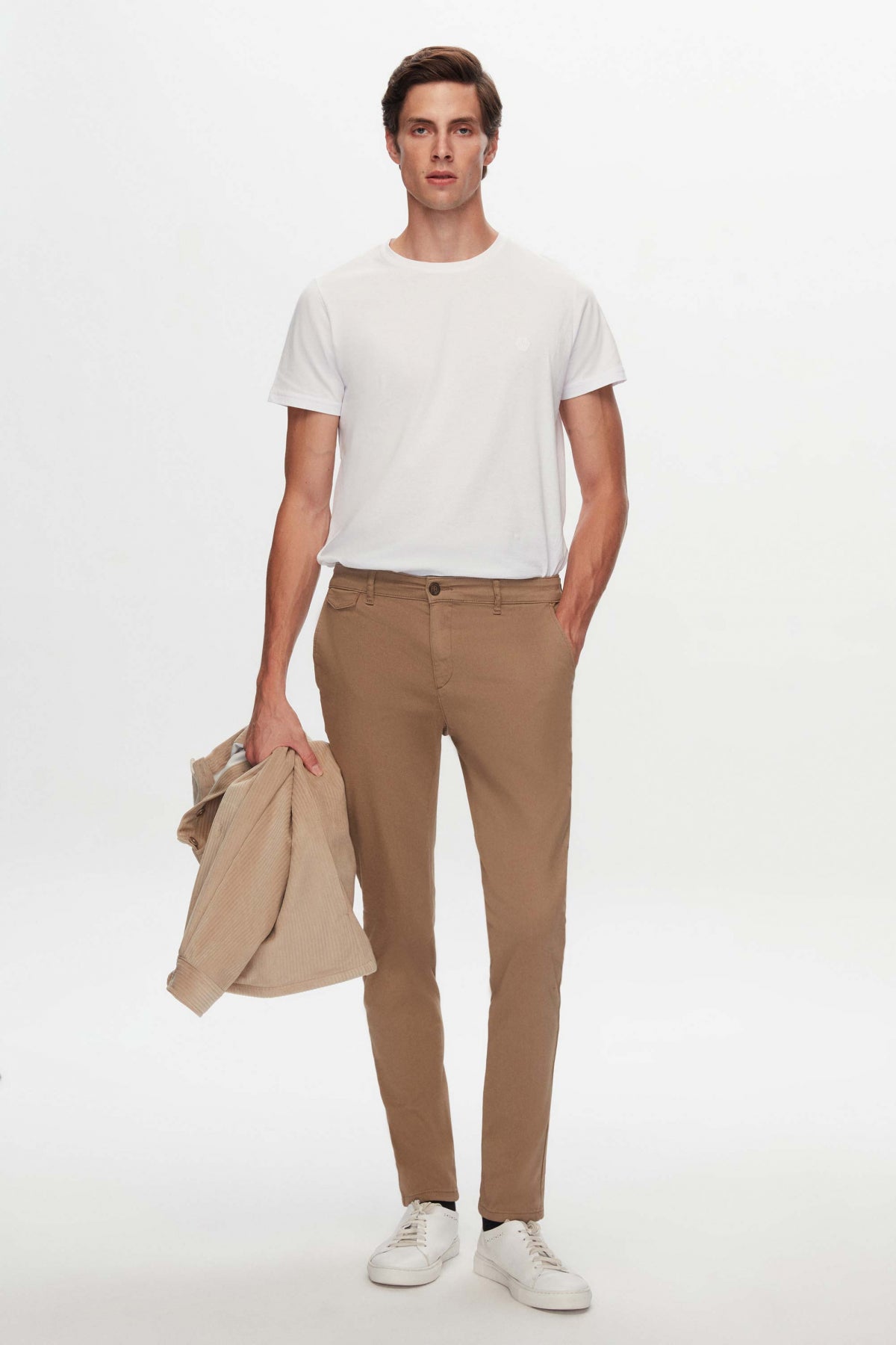 PANTALONI CHINO SLIM FIT TWN - Bej