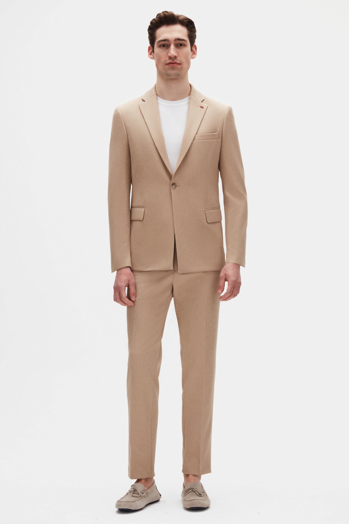 COSTUM TWN SLIM FIT  - Bej