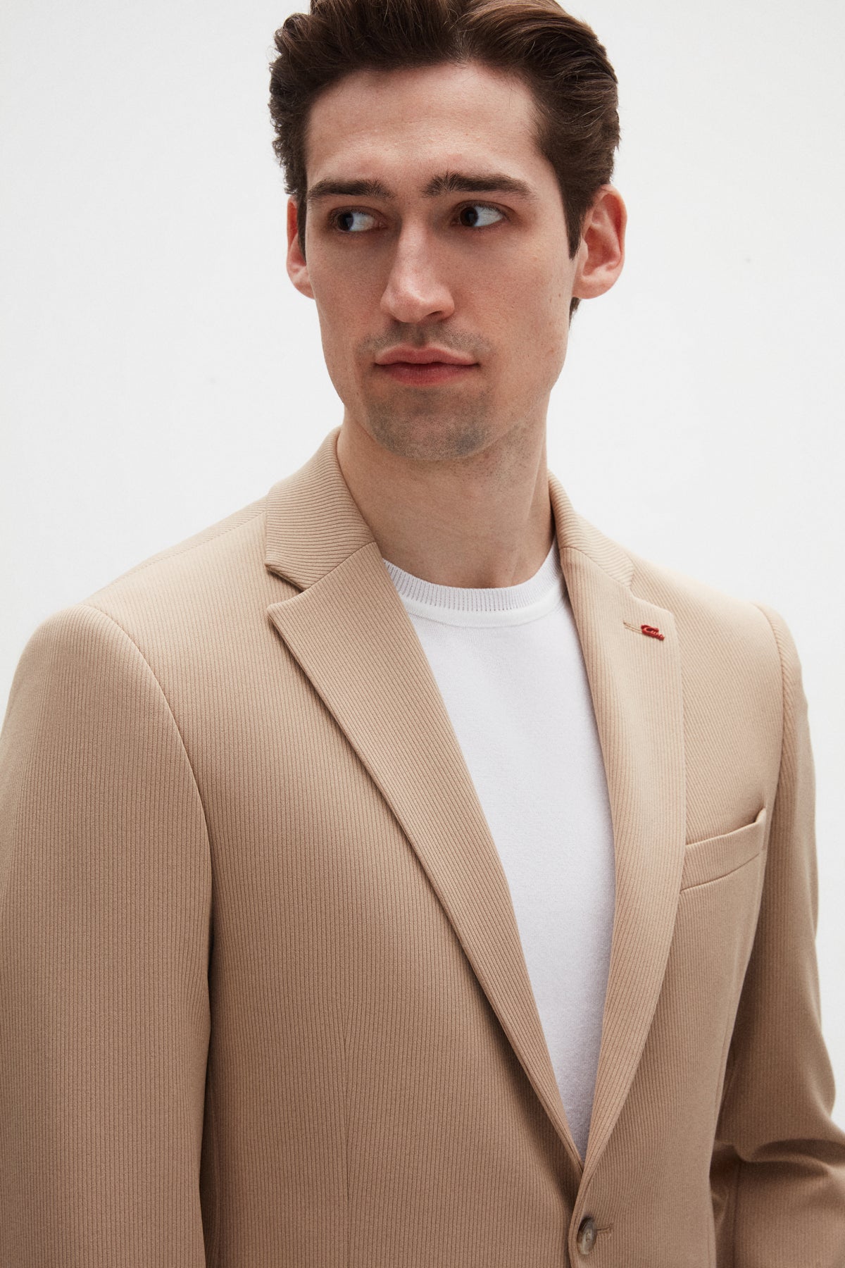 COSTUM TWN SLIM FIT  - Bej