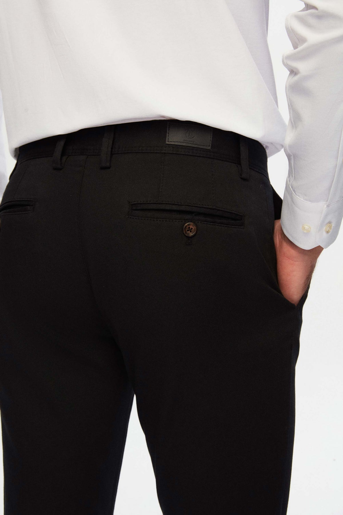 PANTALONI CHINO SLIM FIT TWN - Negru