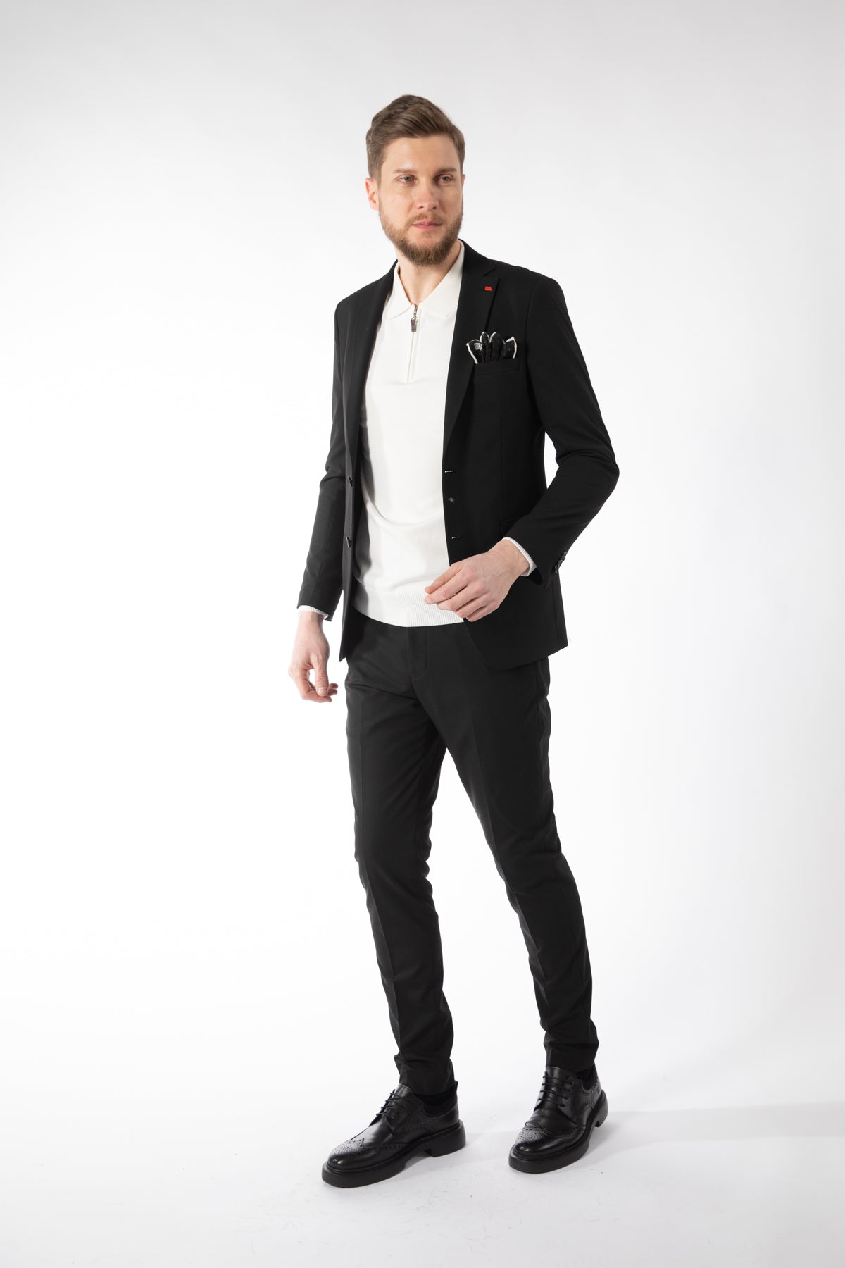 COSTUM SLIM FIT TWN  - Negru