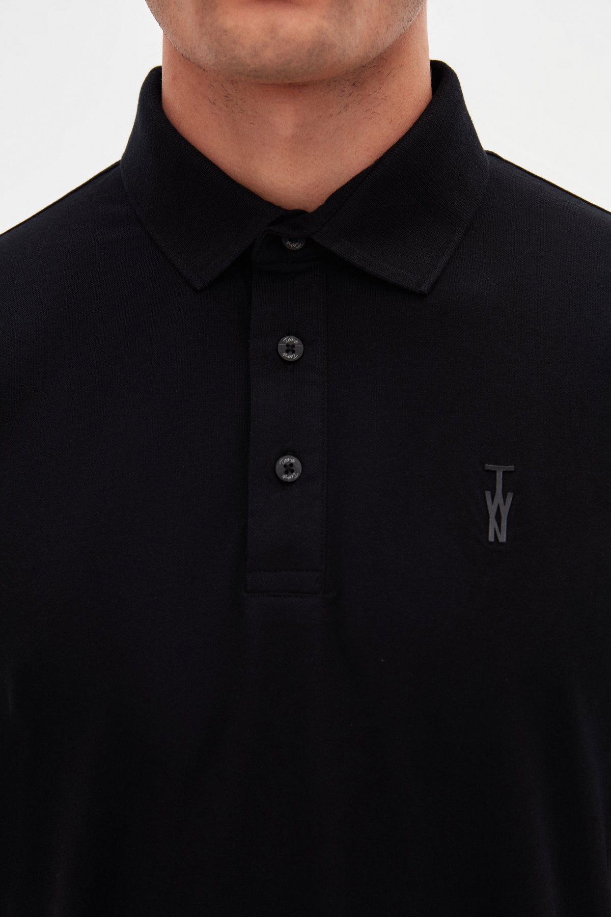 TRICOU SLIM FIT TWN - Negru