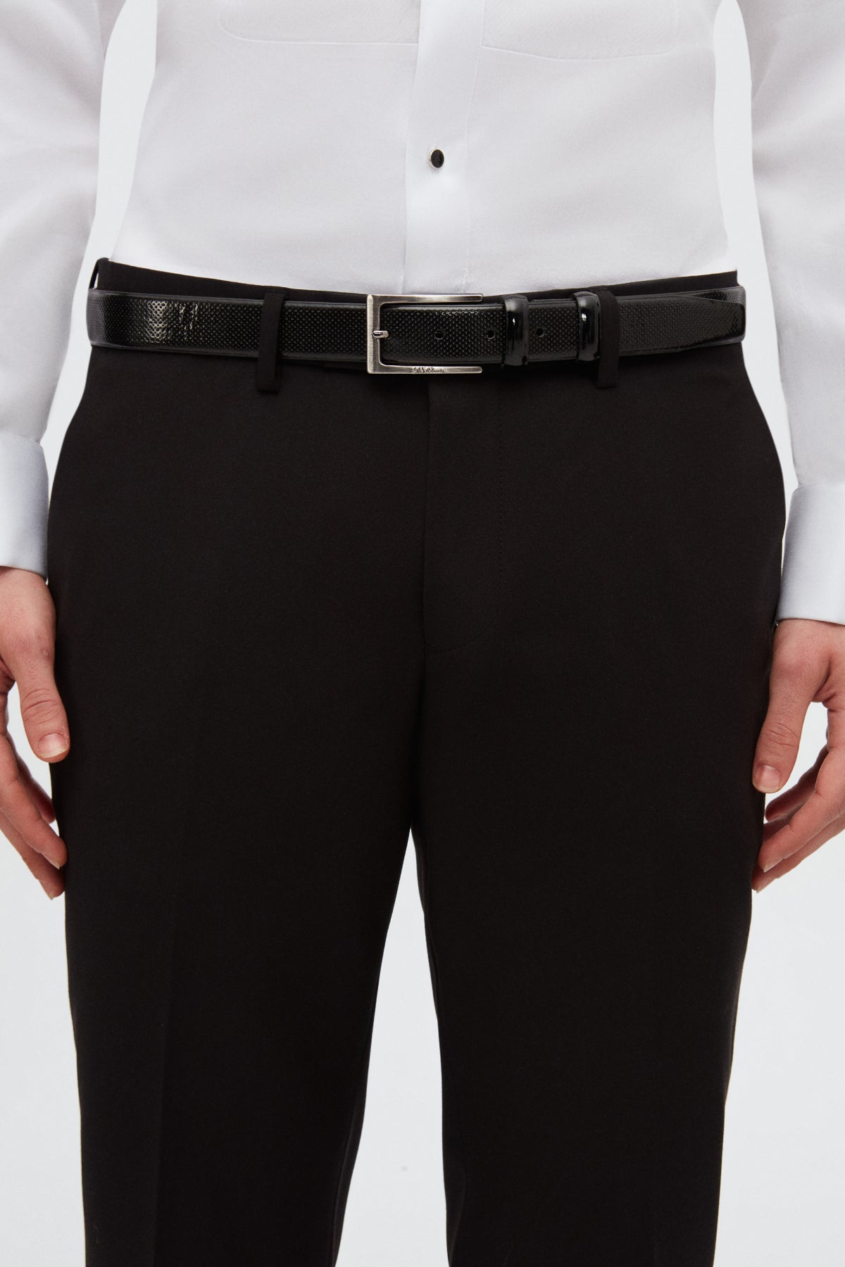 COSTUM CEREMONIE CU VESTA SLIM FIT TWN - Negru