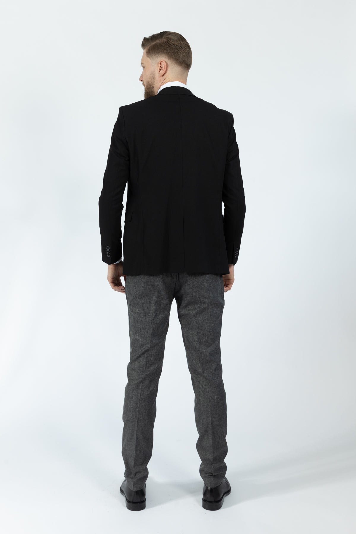COSTUM CU VESTA SLIM FIT TWN - Negru