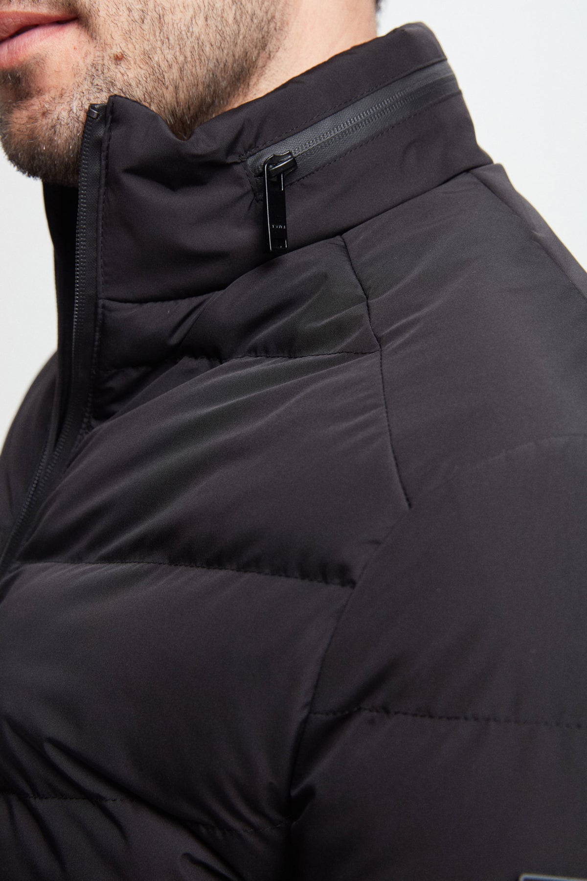 GEACA SLIM FIT TWN - Negru