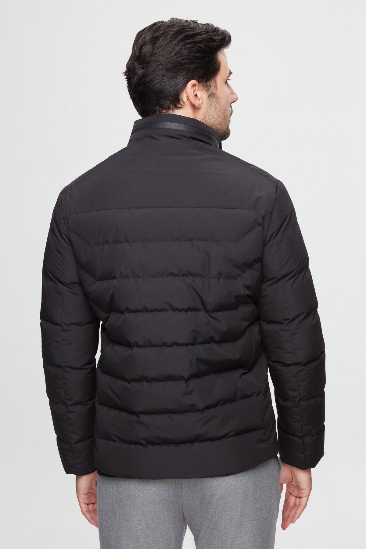 GEACA SLIM FIT TWN - Negru