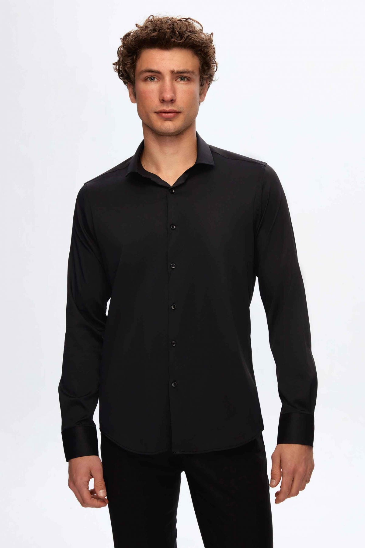 CAMASA SLIM FIT TWN - Negru
