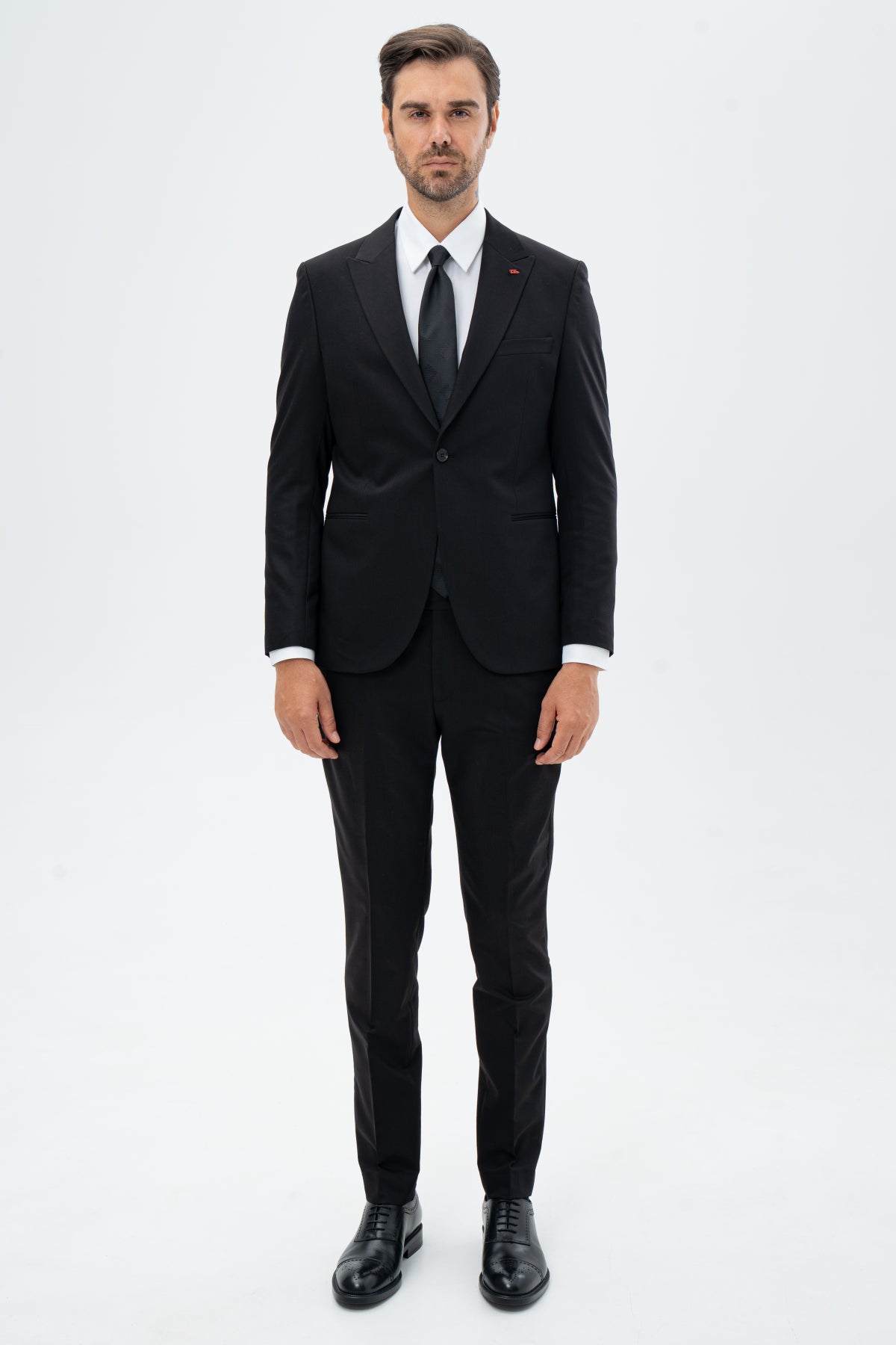 COSTUM SLIM FIT TWN - Negru