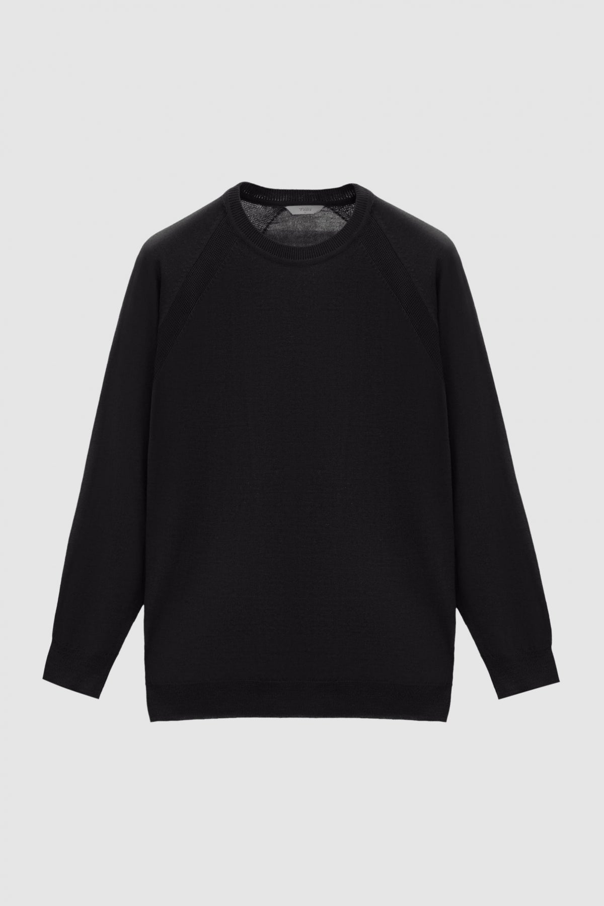 PULOVER SLIM FIT TWN - Negru