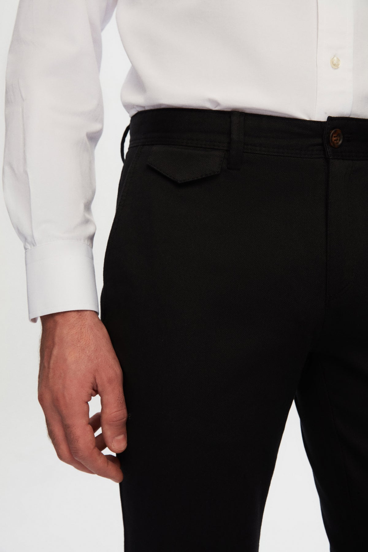 PANTALONI CHINO SLIM FIT TWN - Negru