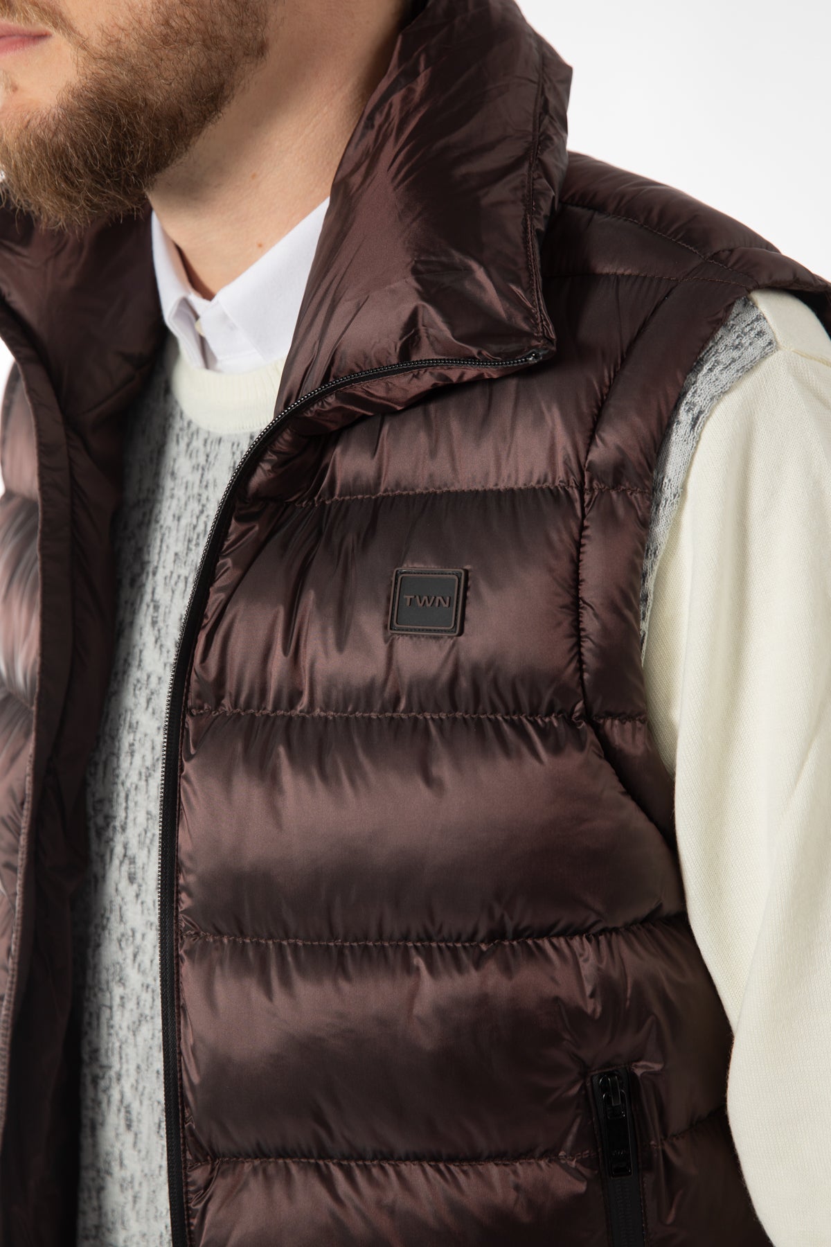 GEACA SLIM FIT TWN - Bordo