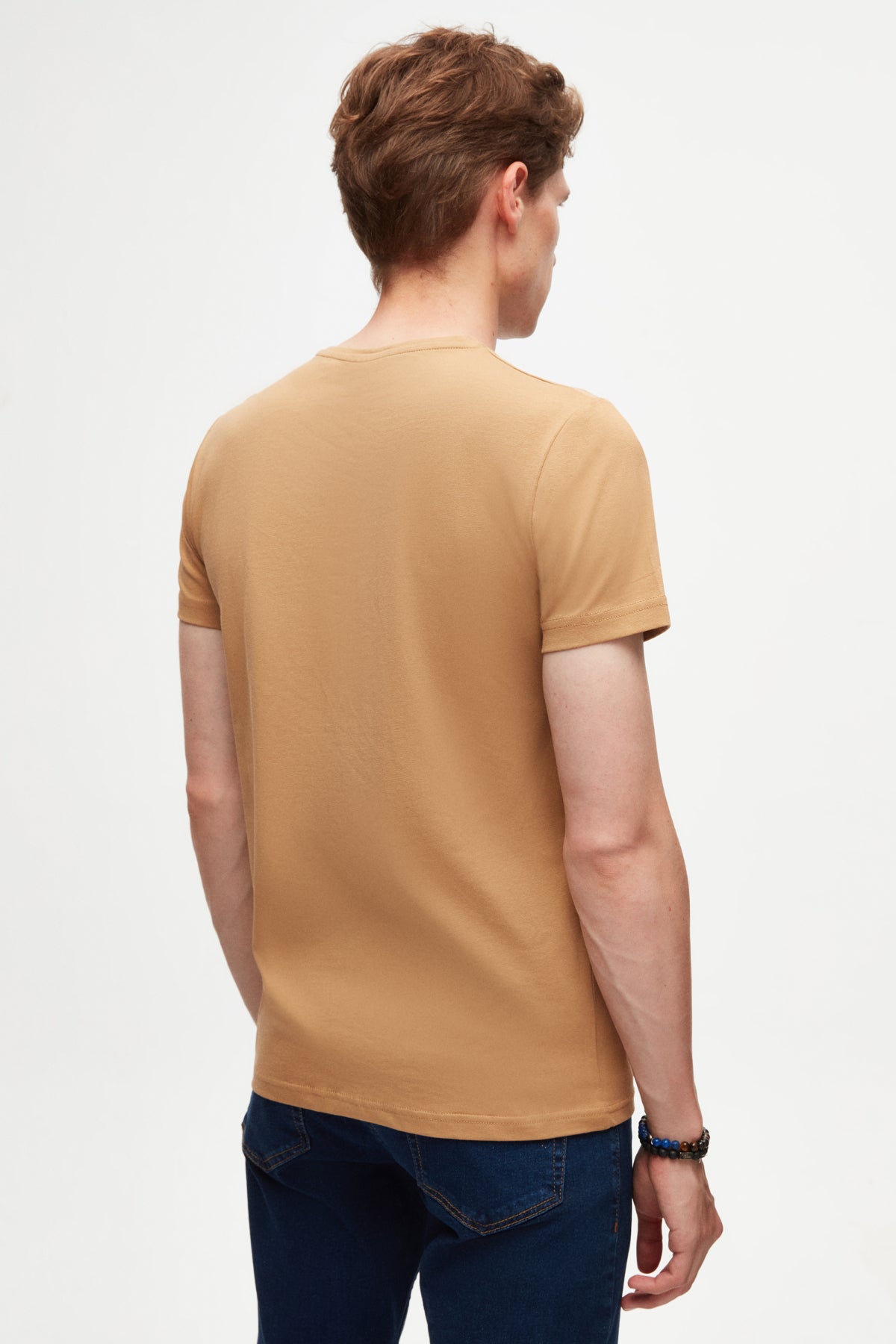 TRICOU SLIM FIT TWN - Camel