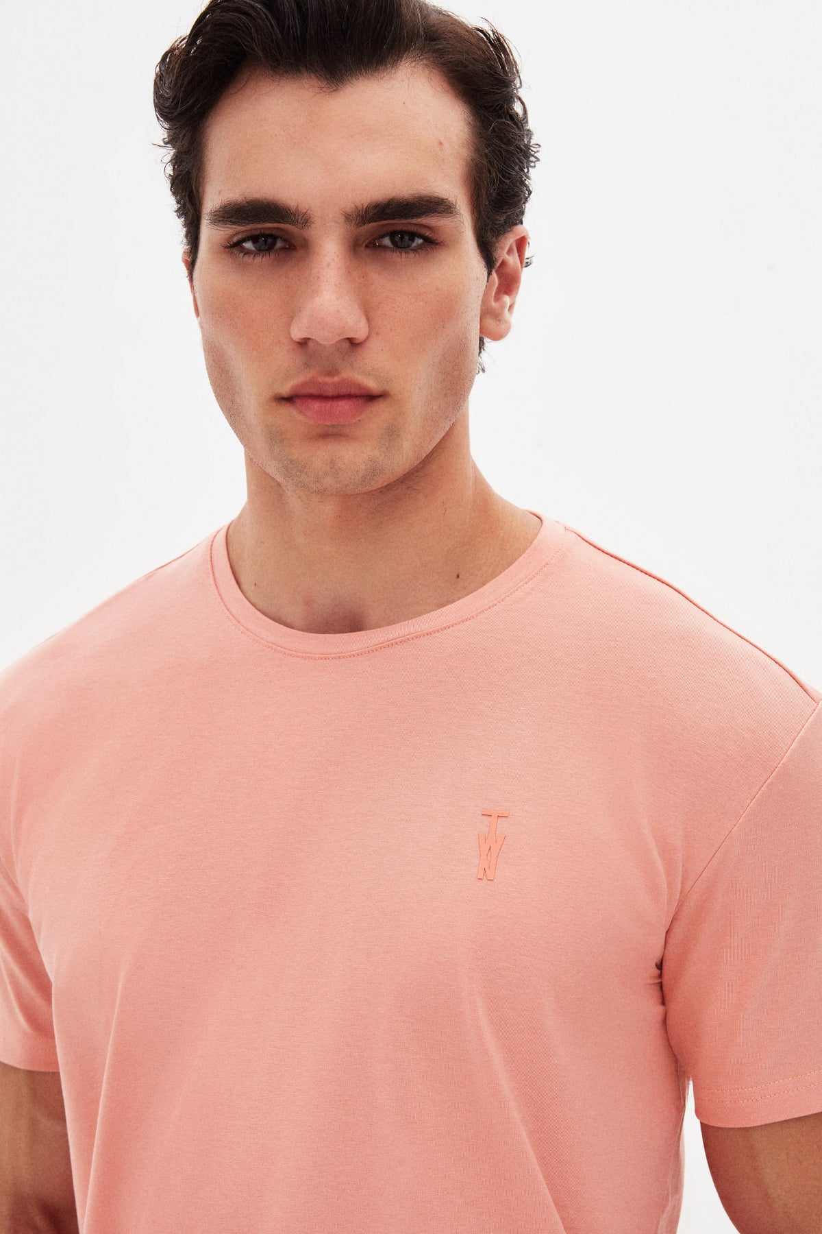 TRICOU SLIM FIT TWN - Argilă