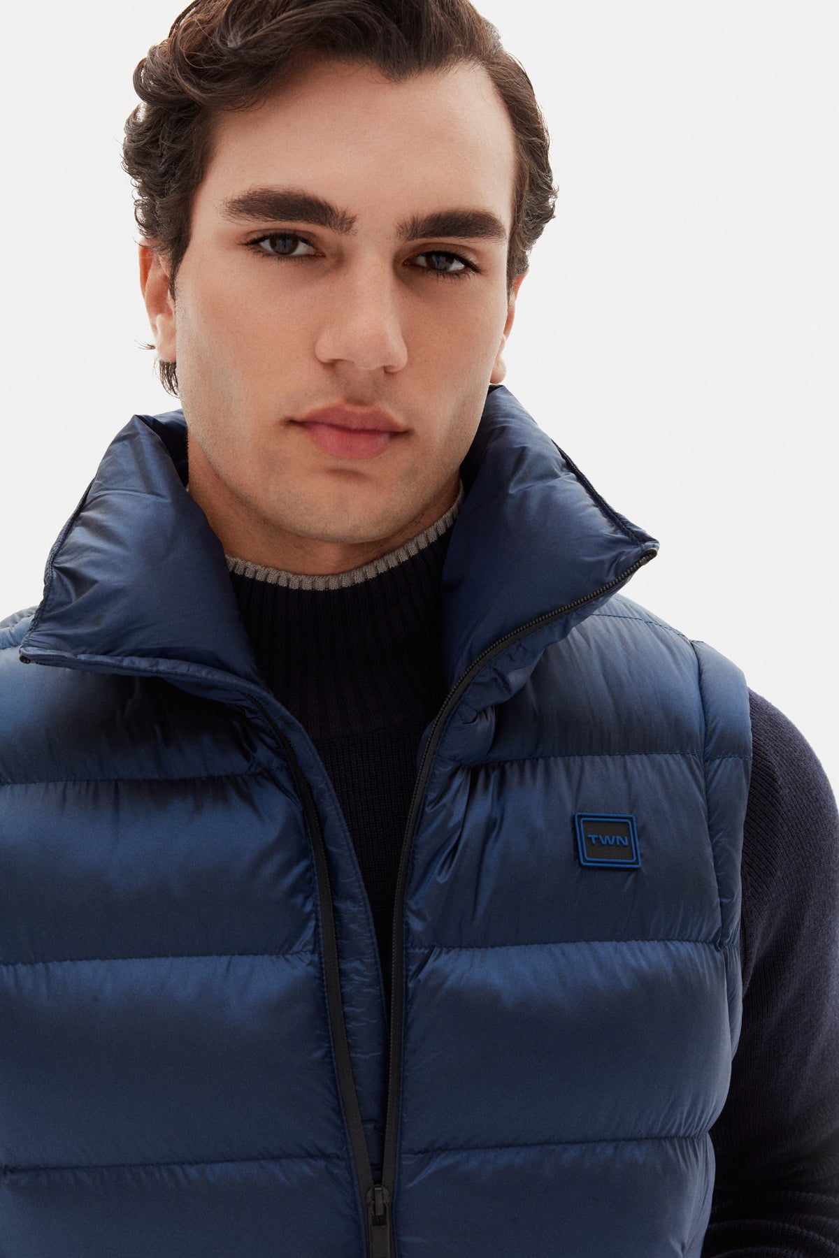 GEACA SLIM FIT TWN - Albastru