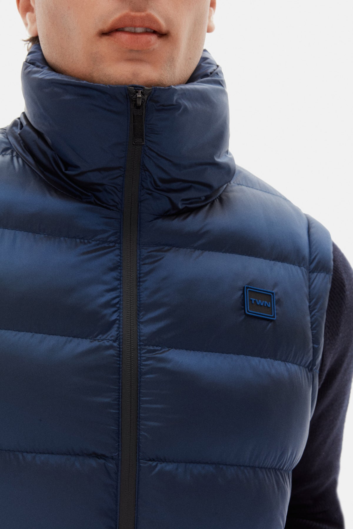 GEACA SLIM FIT TWN - Albastru