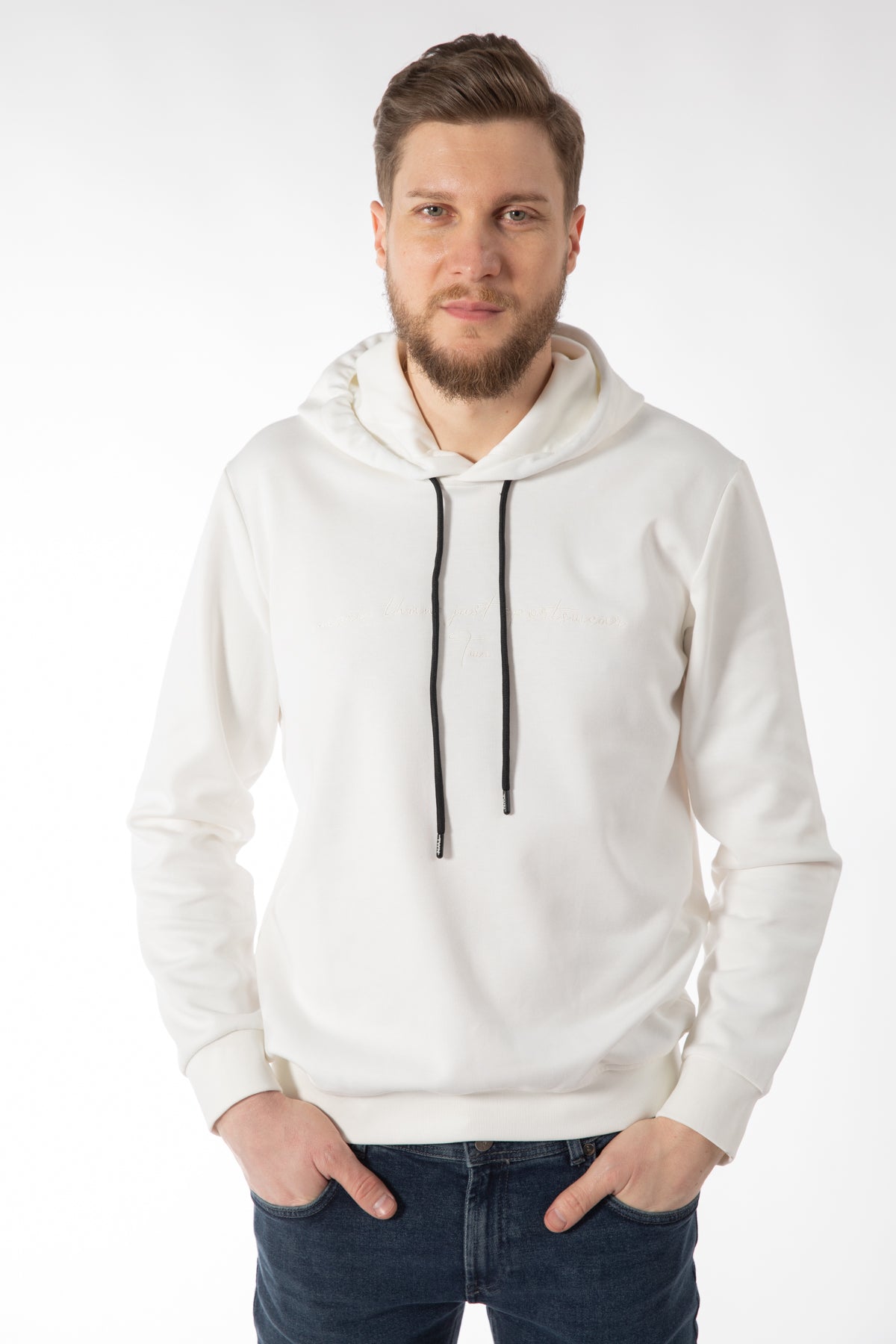 HANORAC SLIM FIT TWN - Ecru
