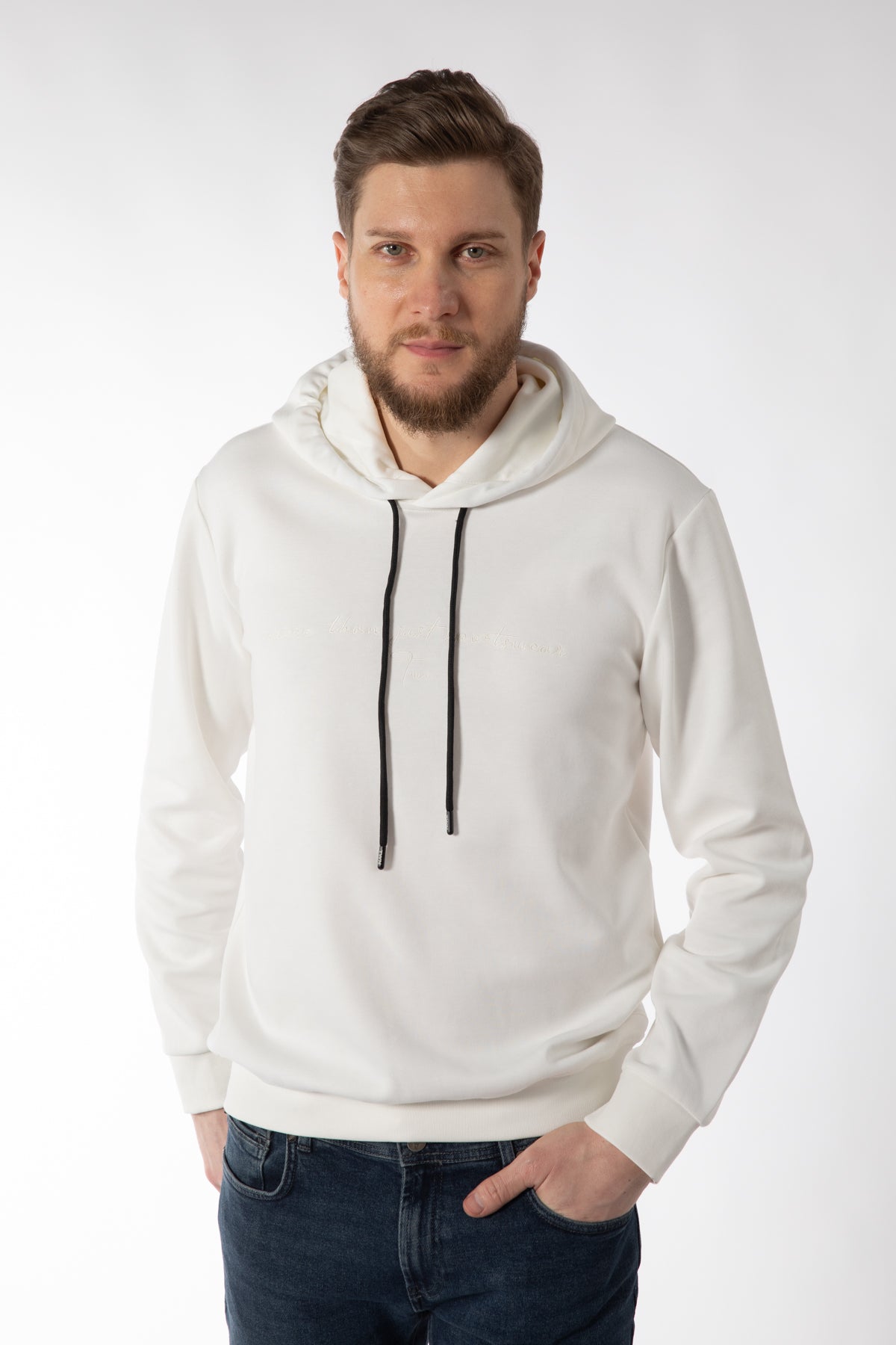 HANORAC SLIM FIT TWN - Ecru