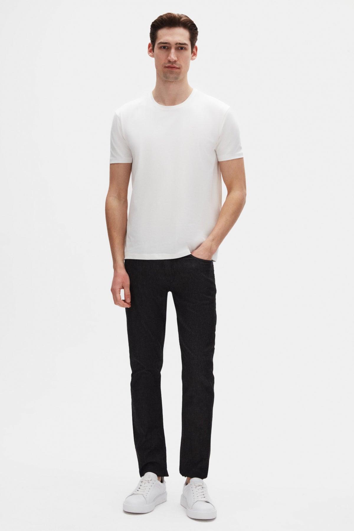 TRICOU SLIM FIT TWN - Ecru