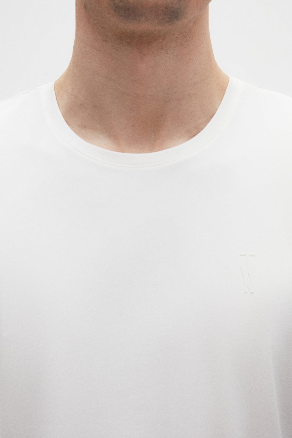 TRICOU SLIM FIT TWN - Ecru