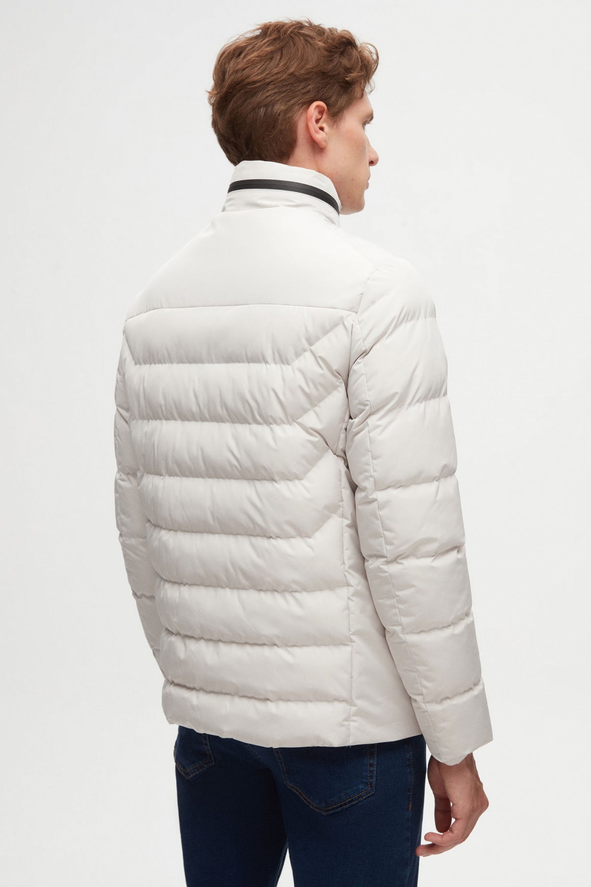 GEACA SLIM FIT TWN - Ecru