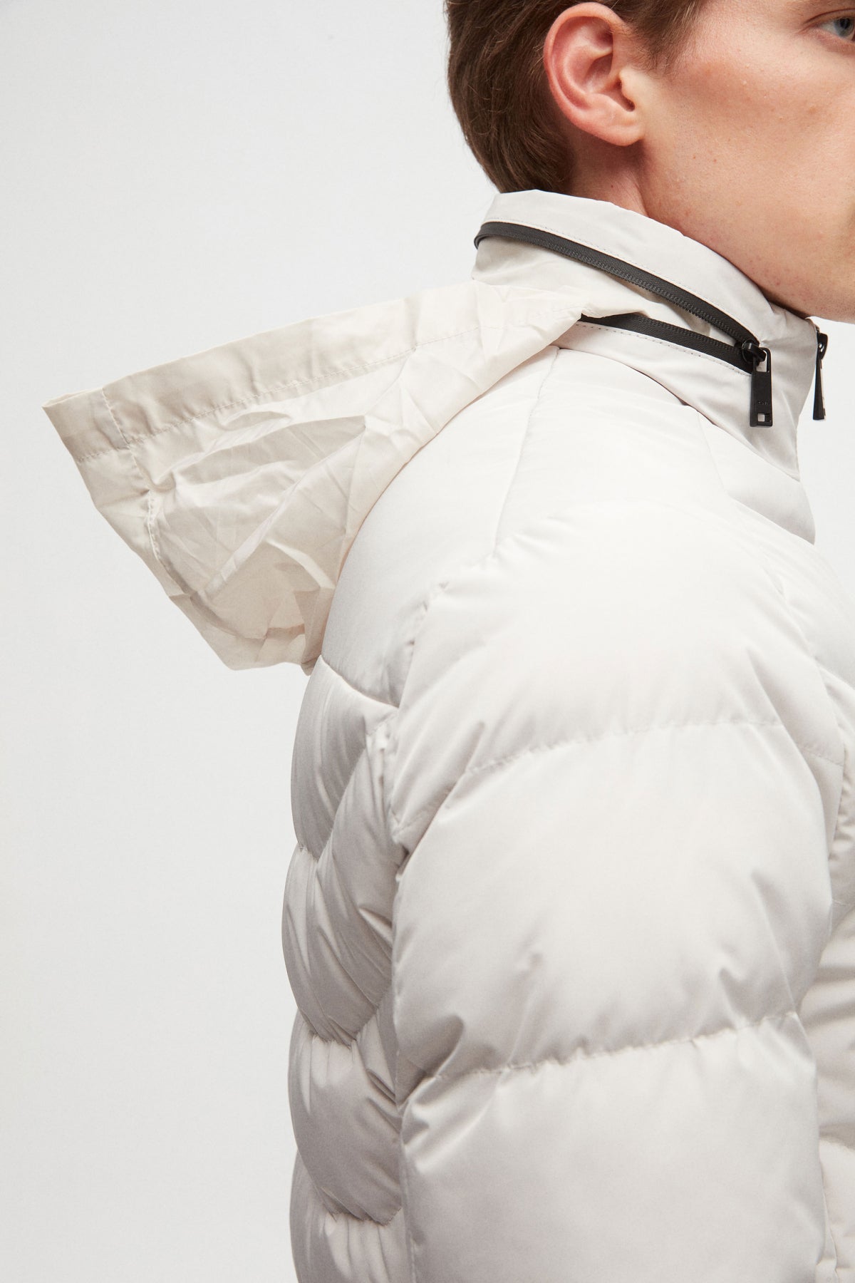 GEACA SLIM FIT TWN - Ecru