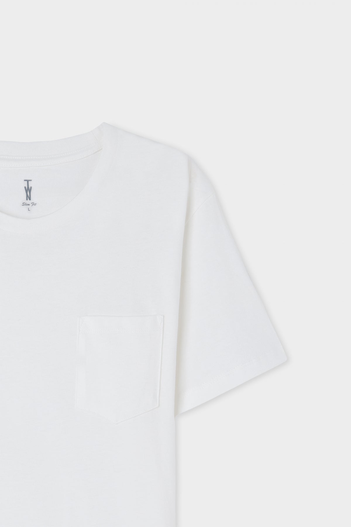 TRICOU SLIM FIT TWN - Ecru