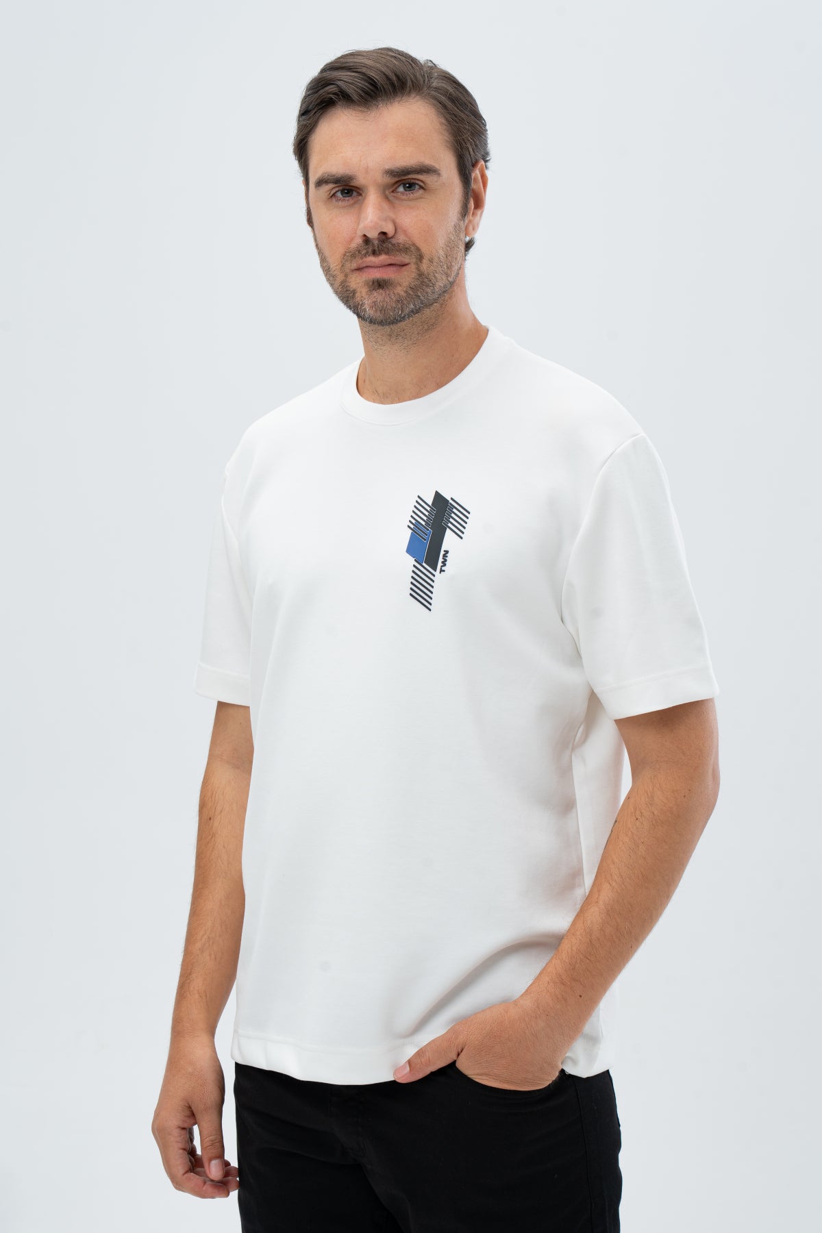 TRICOU RELAXED FIT TWN - Ecru