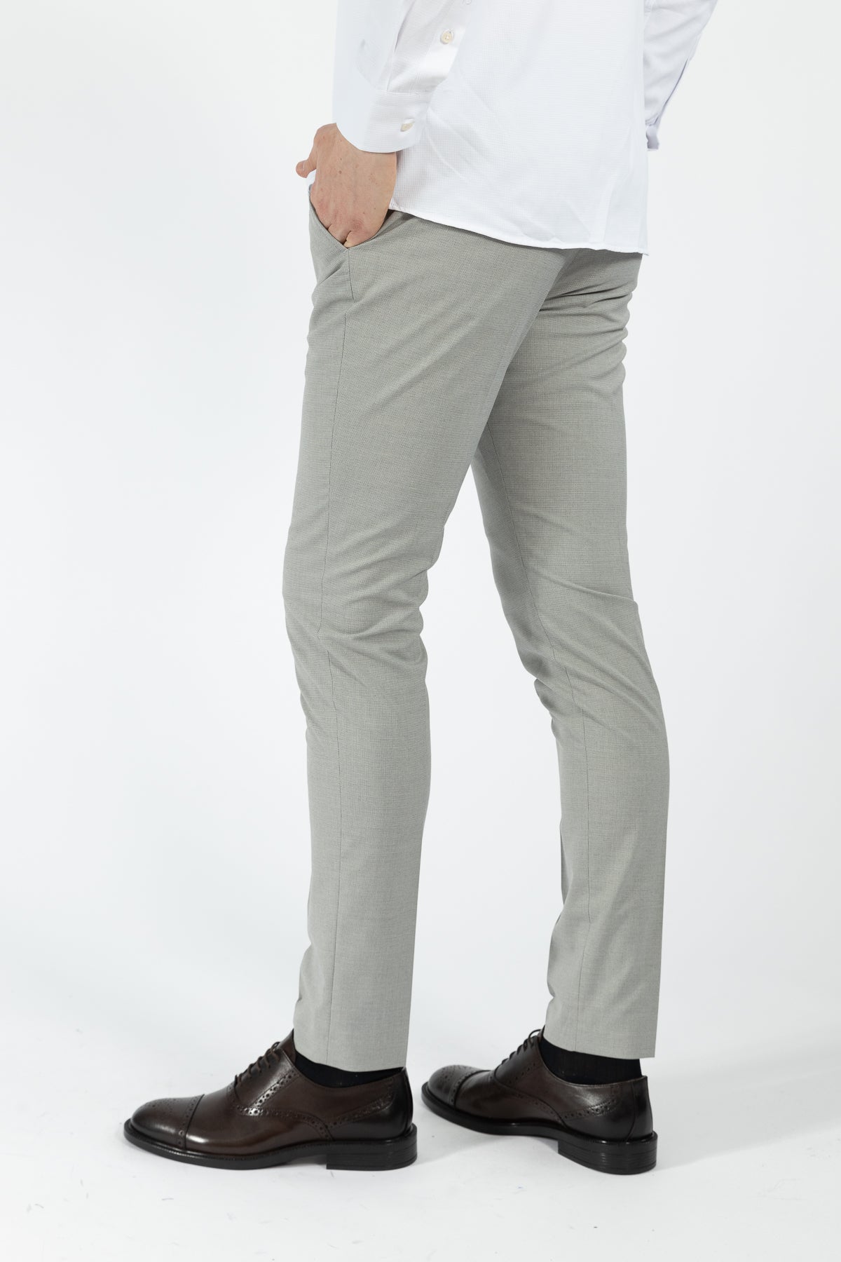 PANTALONI SLIM FIT TWN - Gri