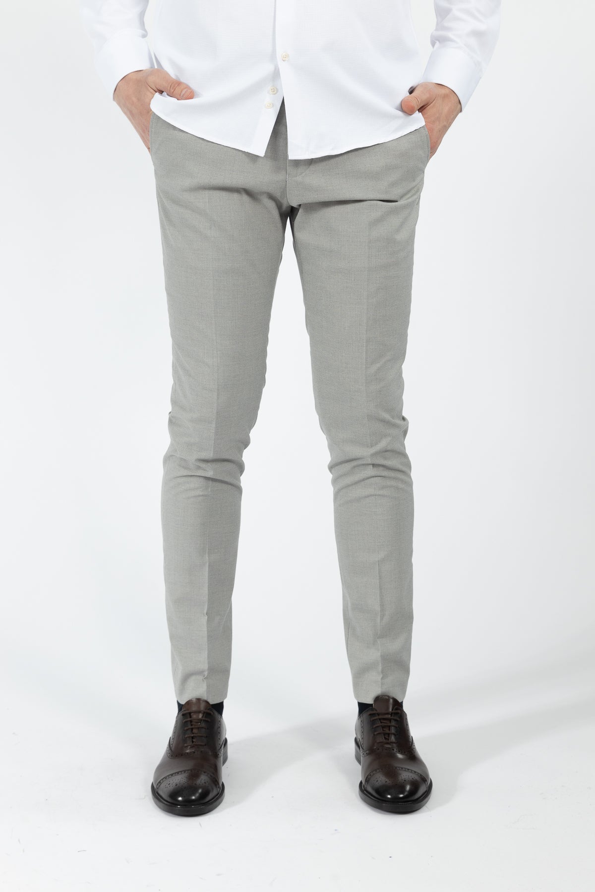PANTALONI SLIM FIT TWN - Gri