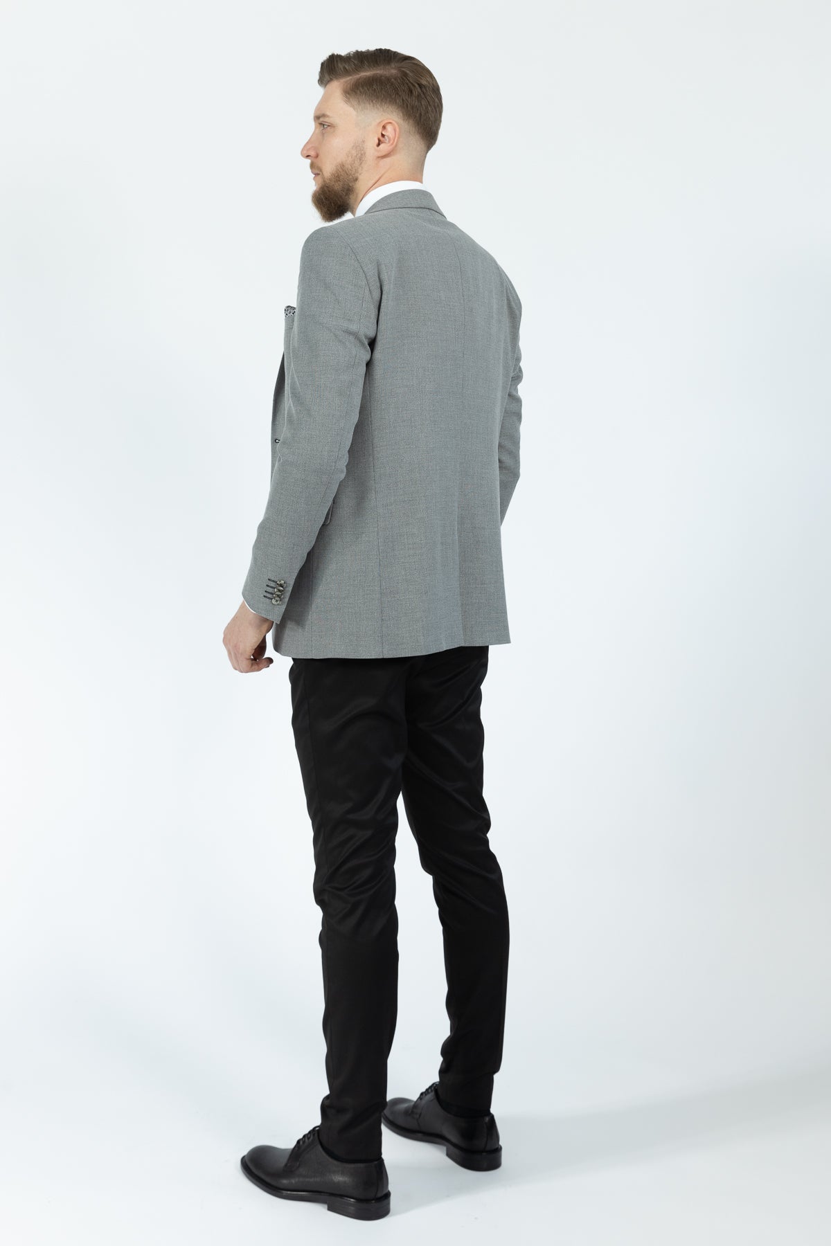 COSTUM CU VESTA SLIM FIT TWN - Gri