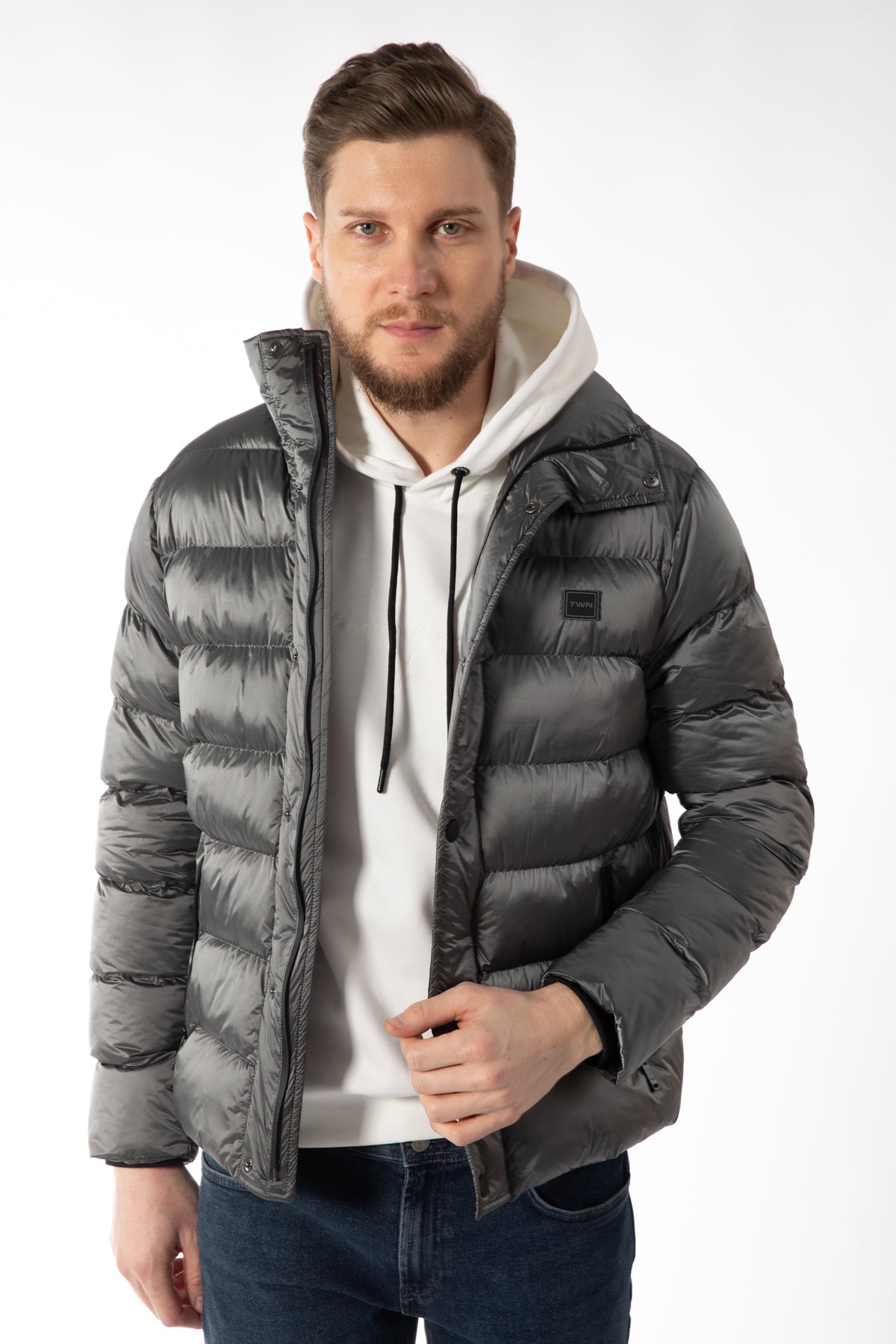 GEACA SLIM FIT TWN - Gri