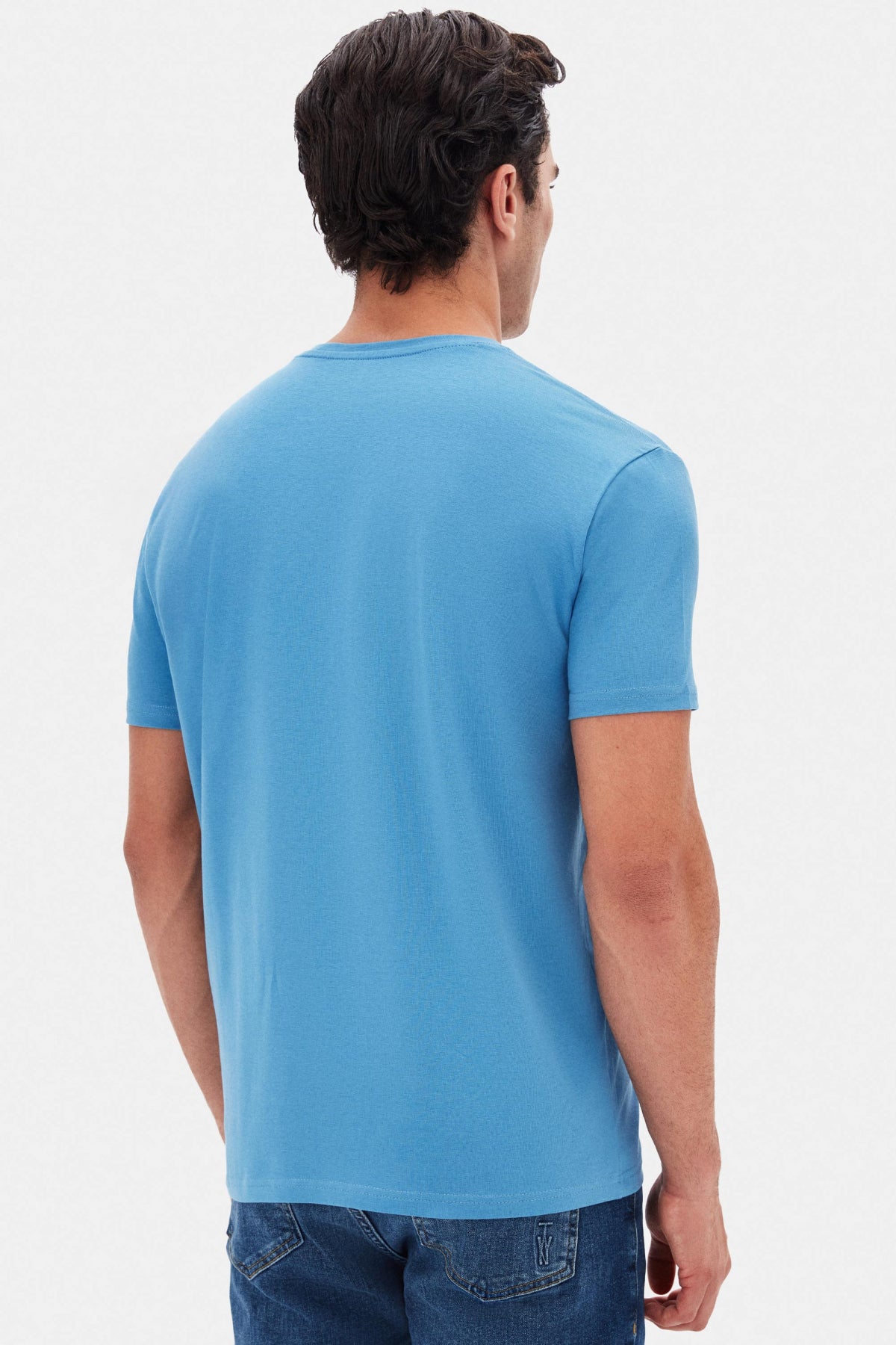 TRICOU SLIM FIT TWN - Albastru