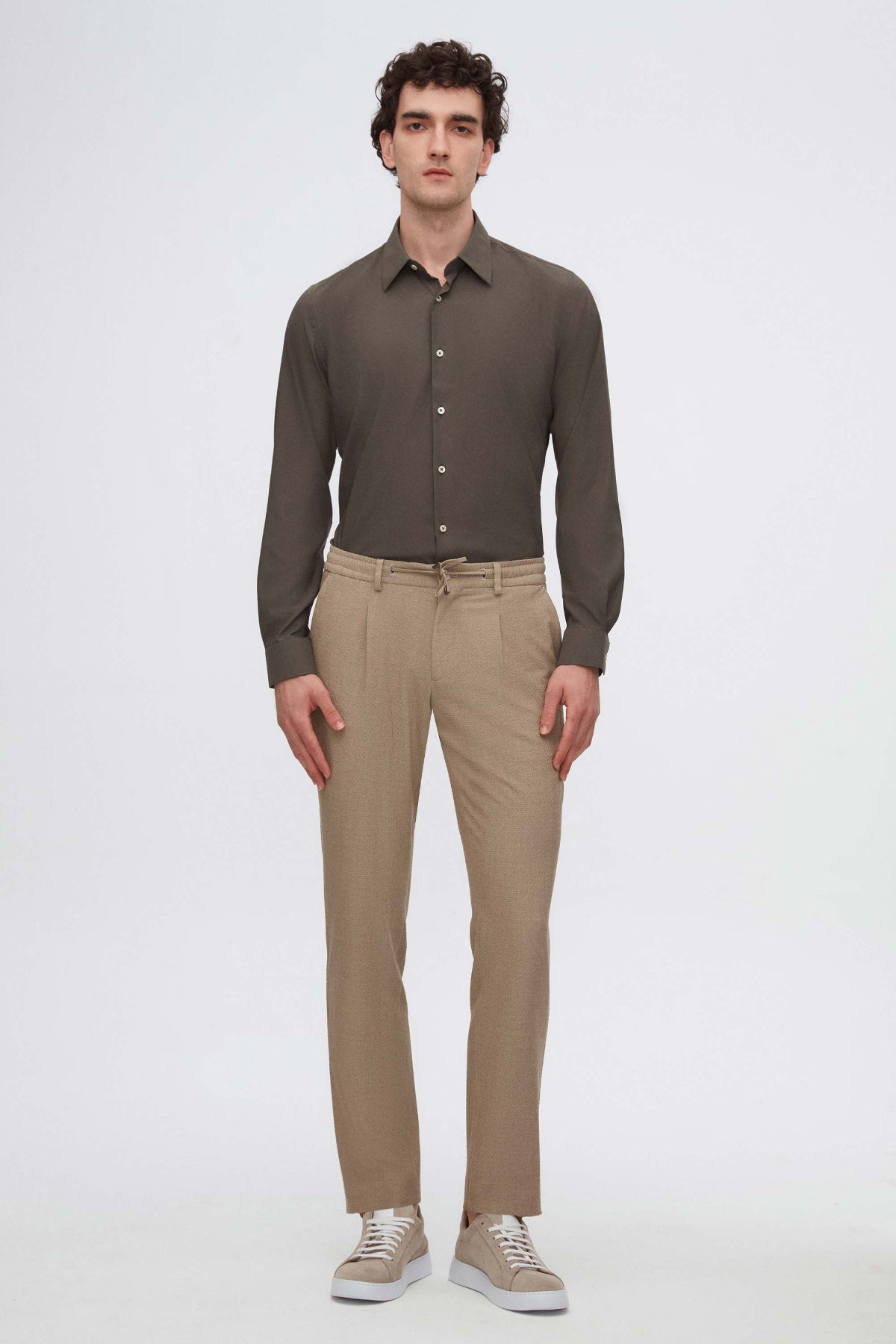 CAMASA SLIM FIT TWN - Kaki