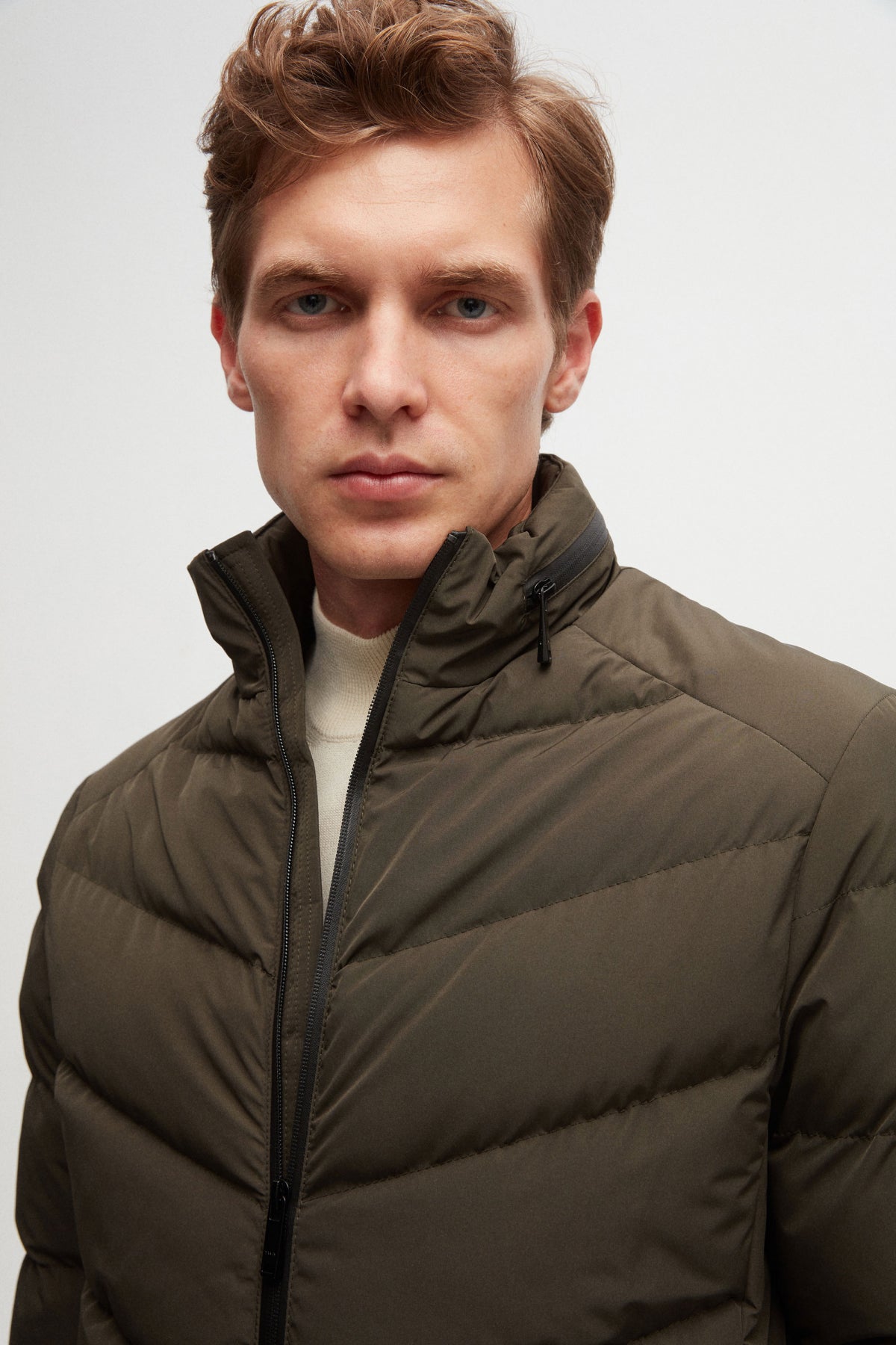 GEACA SLIM FIT TWN - Kaki