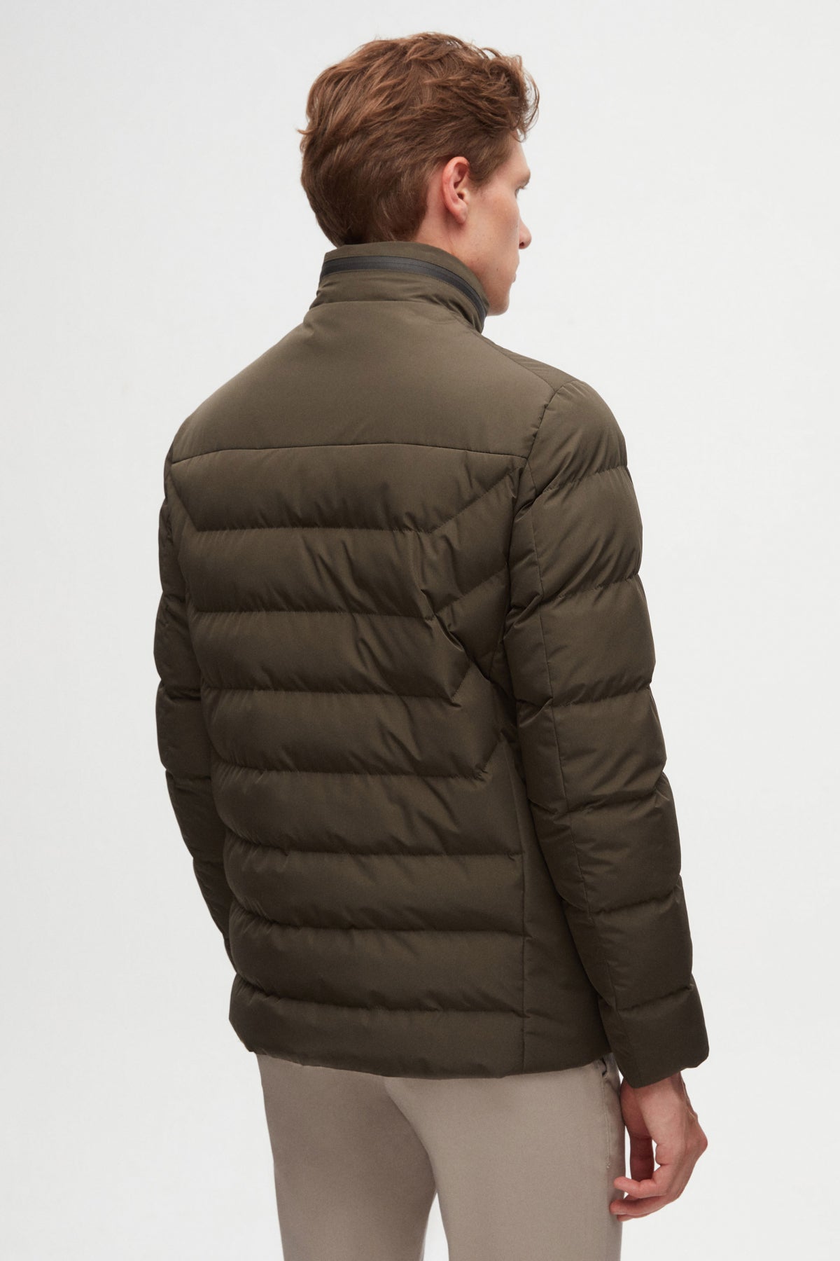 GEACA SLIM FIT TWN - Kaki