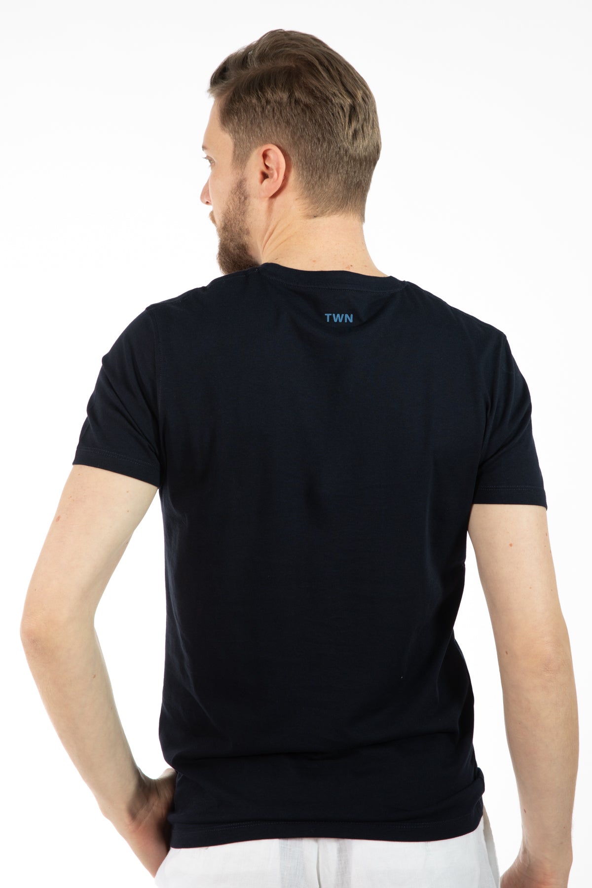 TRICOU SLIM FIT TWN - Bleumarin
