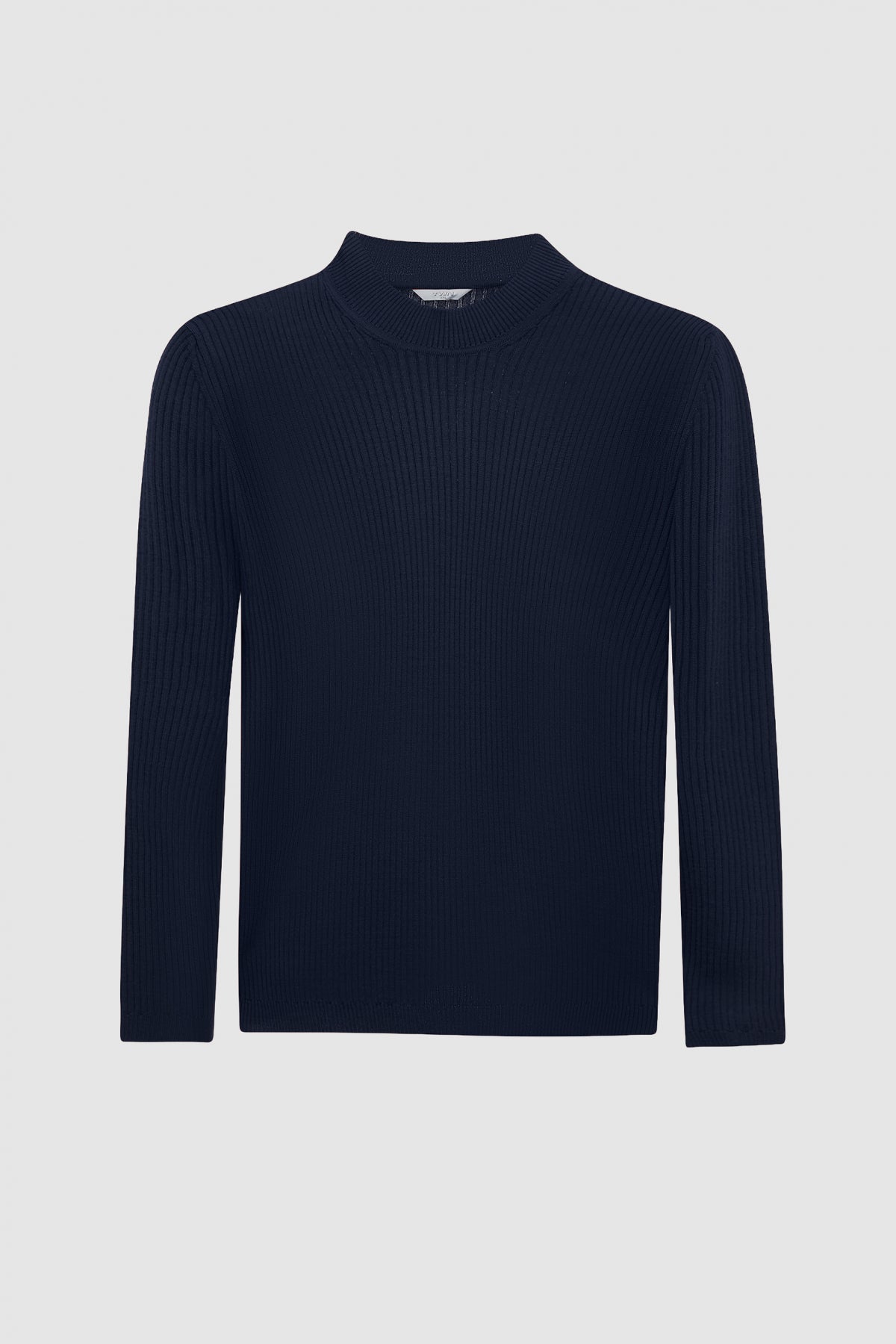 PULOVER SLIM FIT TWN - Bleumarin