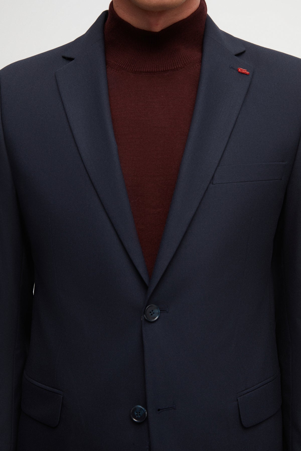 COSTUM SLIM FIT TWN - Bleumarin