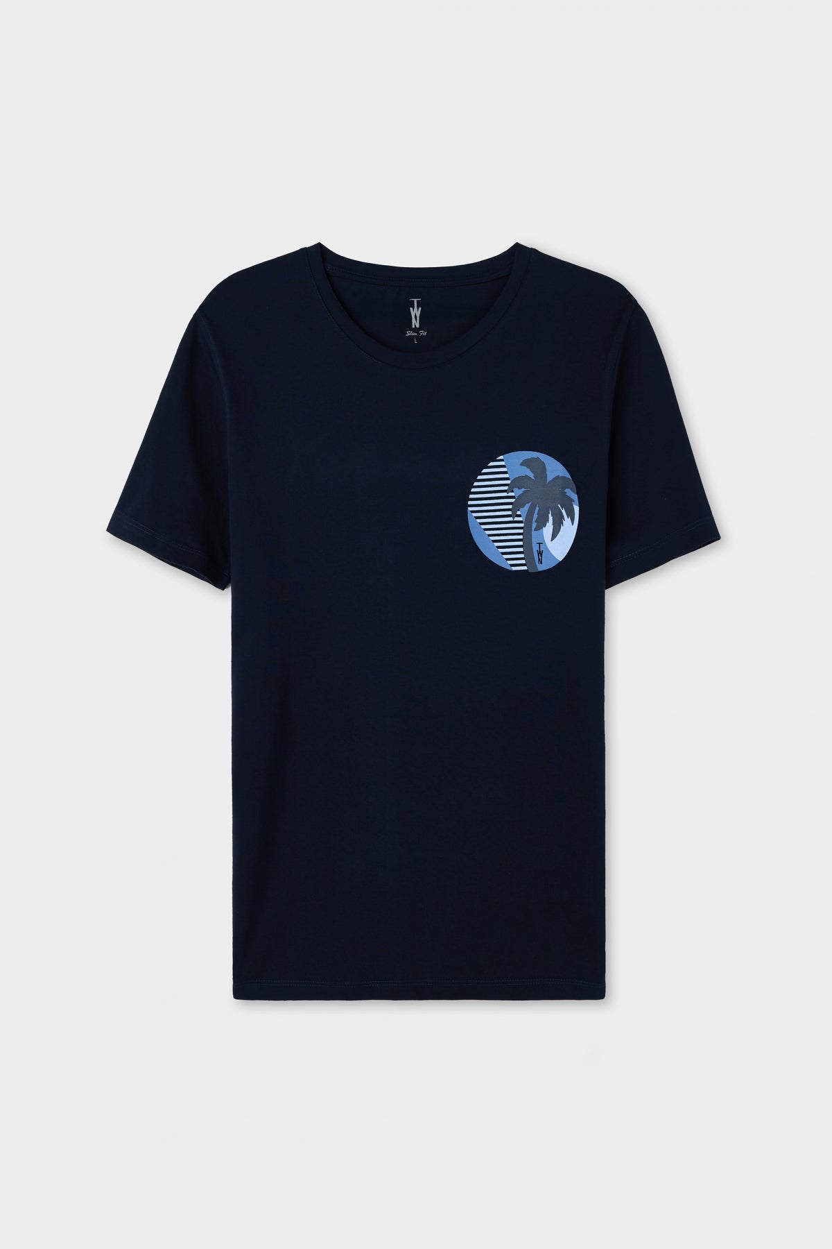 TRICOU SLIM FIT TWN - Bleumarin
