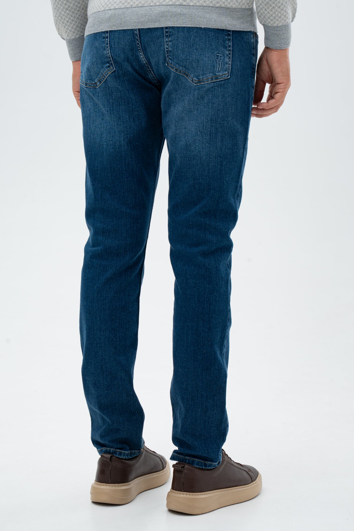 BLUGI SLIM FIT TWN - Bleumarin