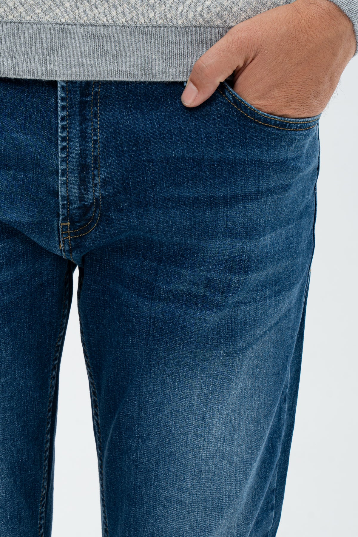 BLUGI SLIM FIT TWN - Bleumarin