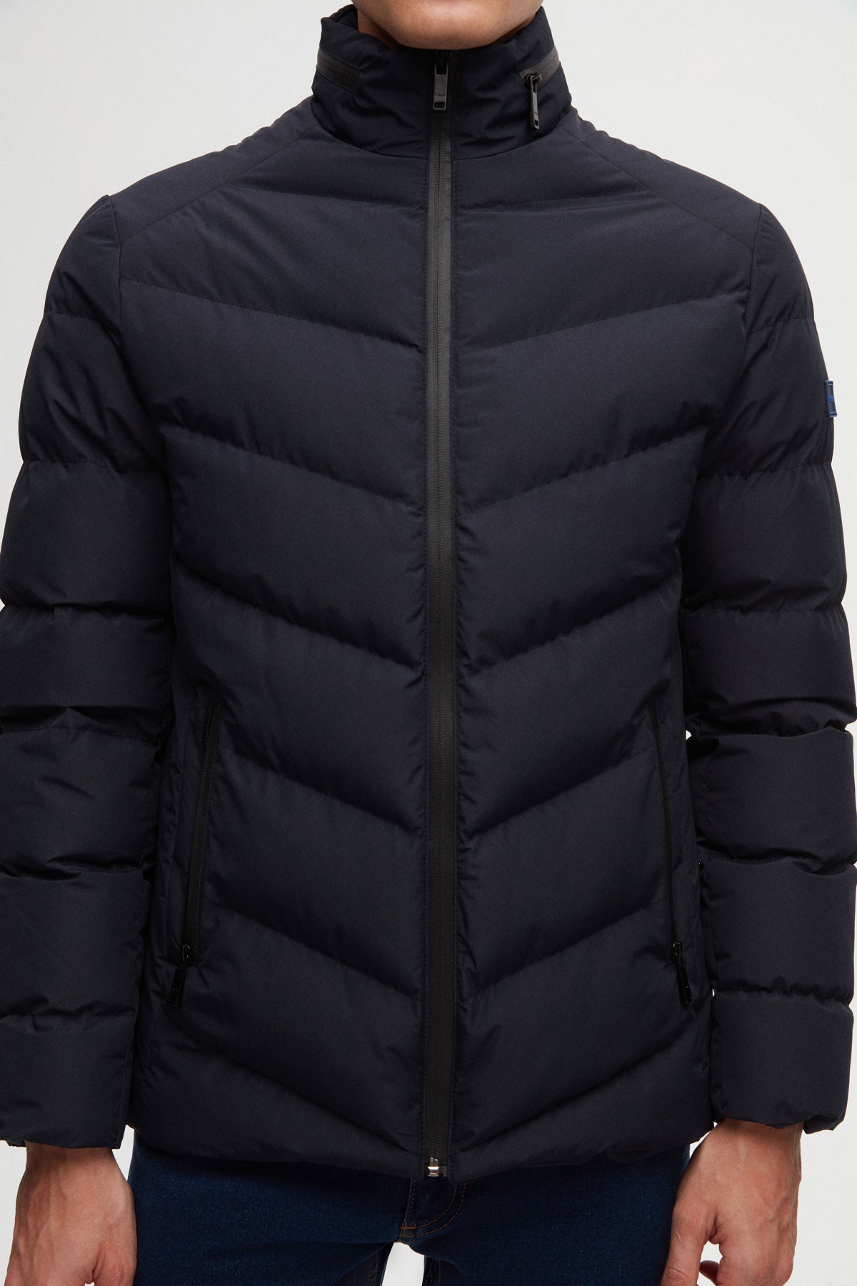 GEACA SLIM FIT TWN - Bleumarin
