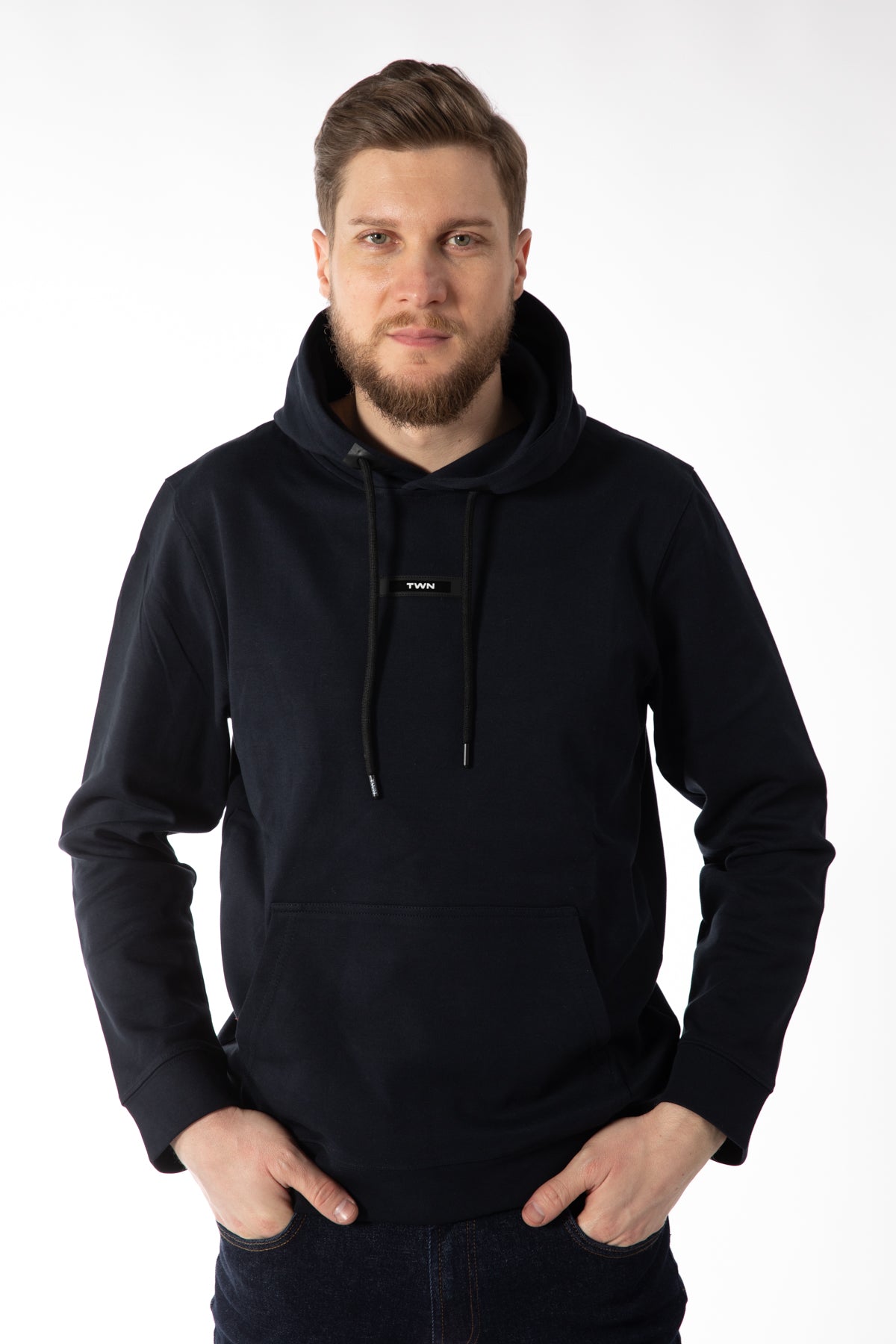HANORAC SLIM FIT TWN - Bleumarin