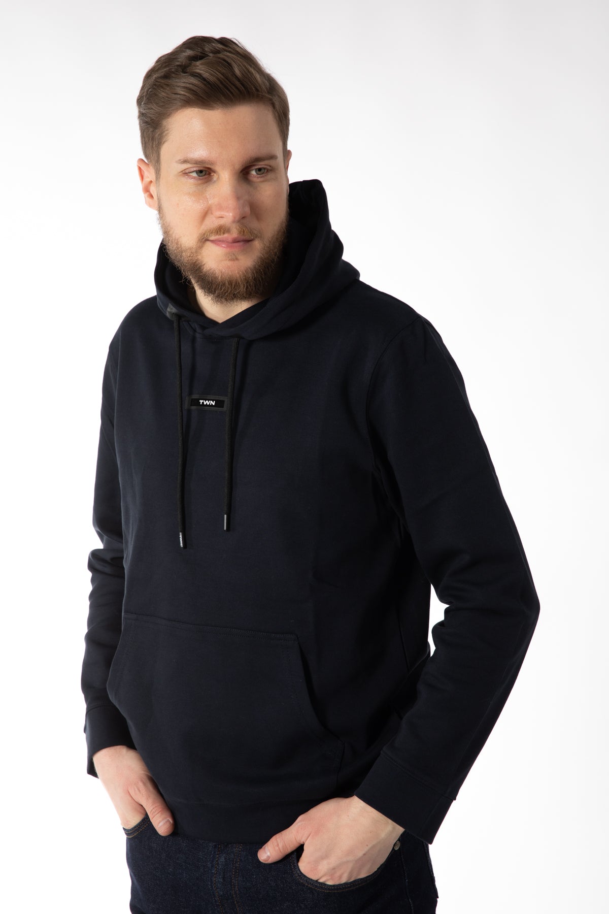 HANORAC SLIM FIT TWN - Bleumarin