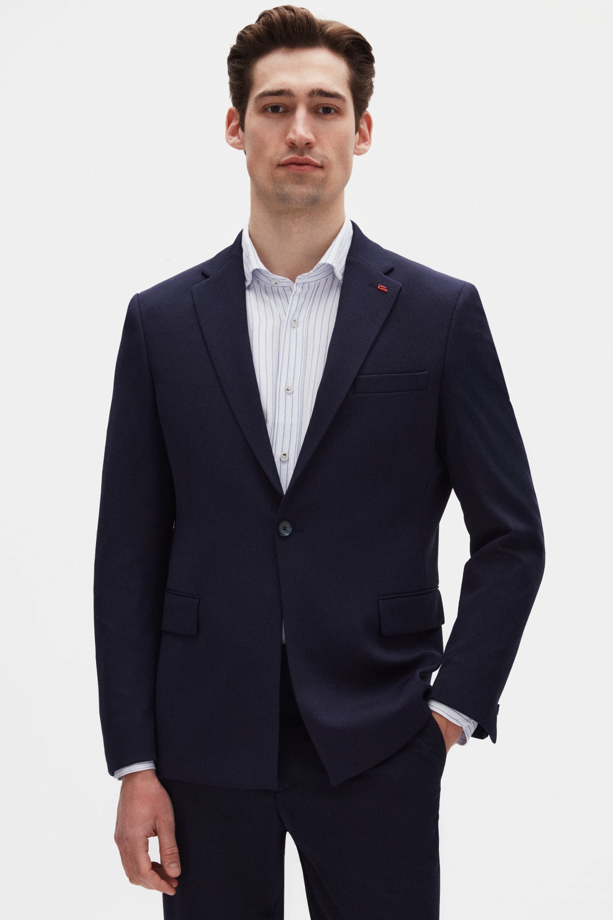 COSTUM TWN SLIM FIT - Bleumarin